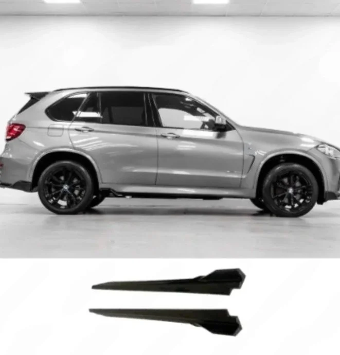 Gloss Black Black Knight Side Skirts for BMW X5 F15 (2013-2018) M Sport