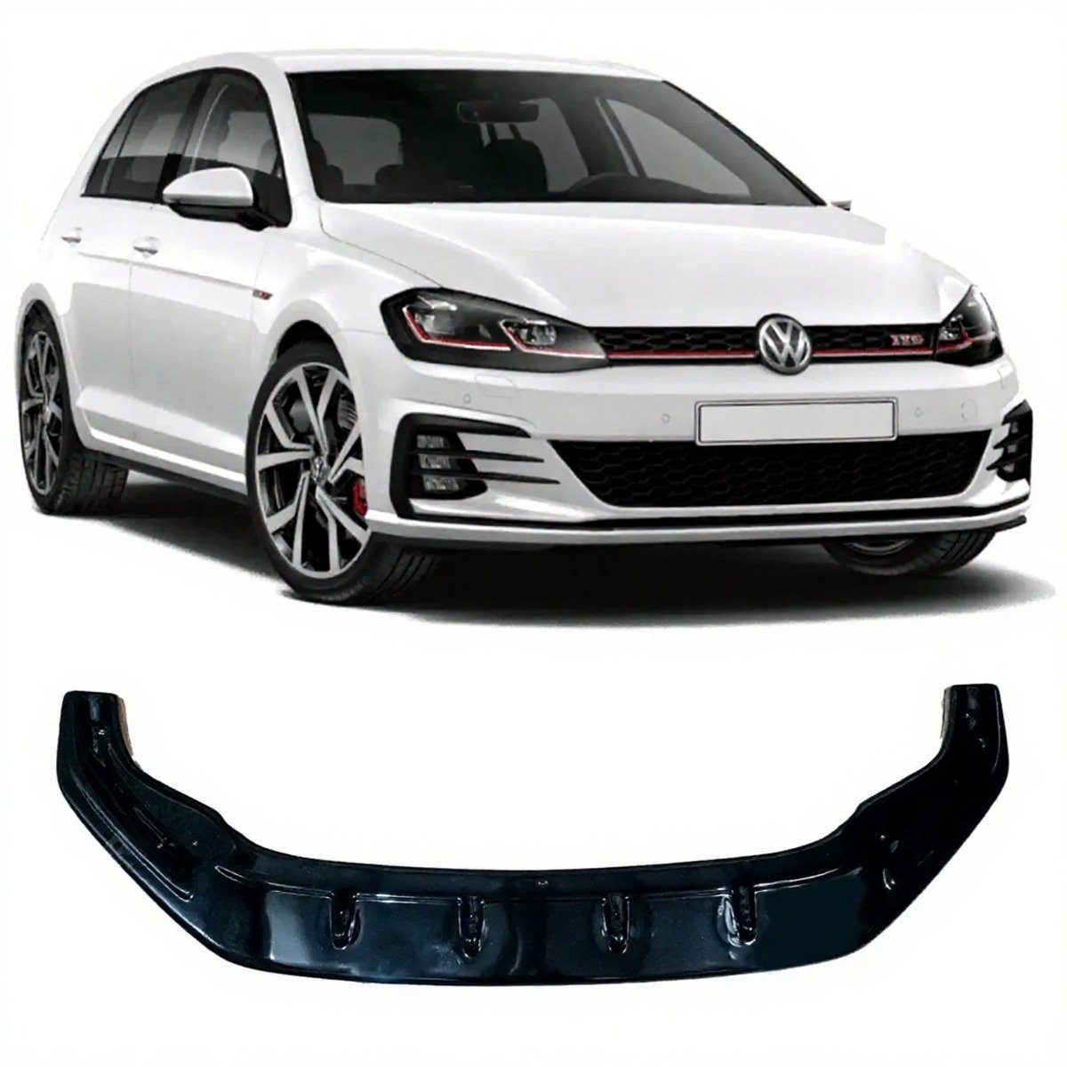 VW Golf Mk7.5 GTI Risper Gloss Black Front Splitter (2017-2020).jpeg