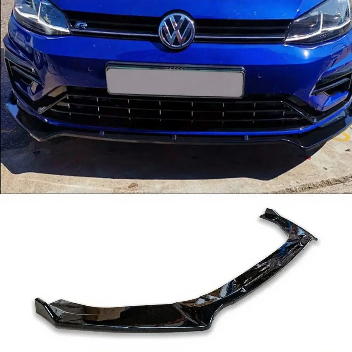 Gloss Black Three Part Body Kit VW Golf MK7 MK7.5 Standard 2013-2020