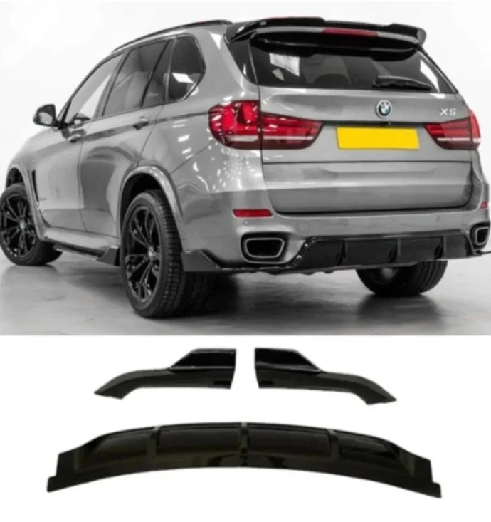 Gloss Black Black Knight Rear Diffuser for BMW X5 F15 (2013-2018) M Sport