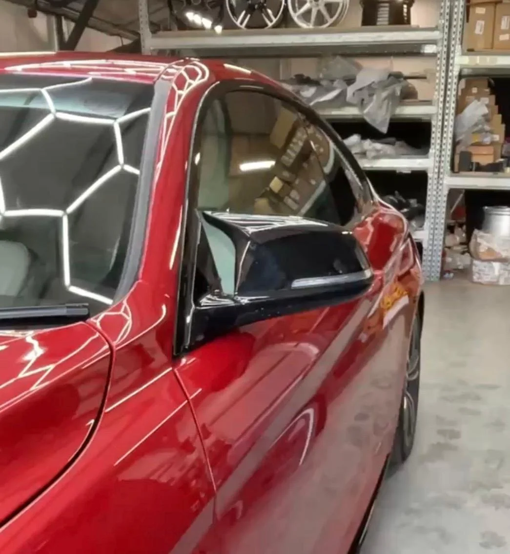 BMW F32 4 Series gloss black M Sport mirror caps — Body Styling Ireland