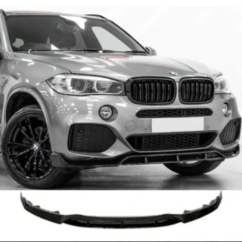 Gloss Black Black Knight Front Splitter for BMW X5 F15 (2013-2018) M Sport