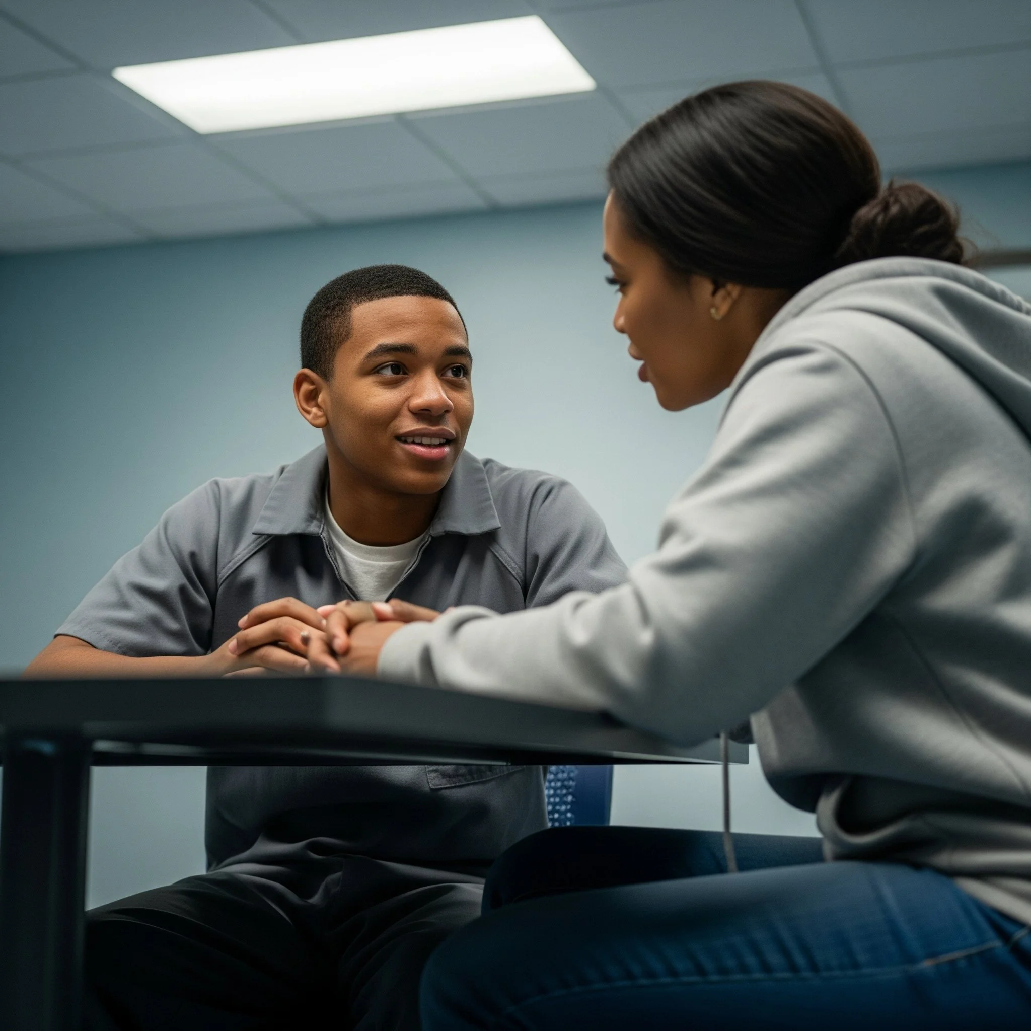 Case Manager Meeting Between Youth and Case Manager