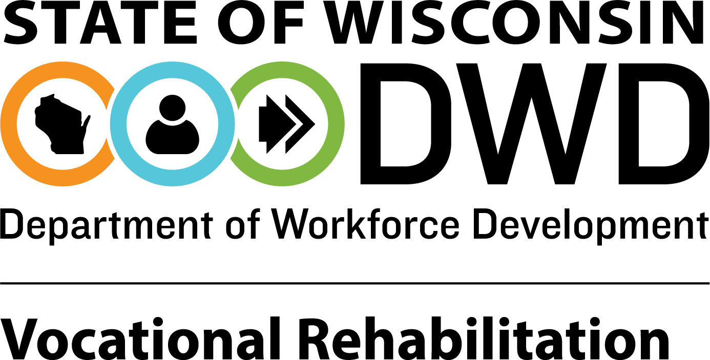 Image of Wisconsin Department of Workforce Development - Division of Vocational Rehabilitation Logo