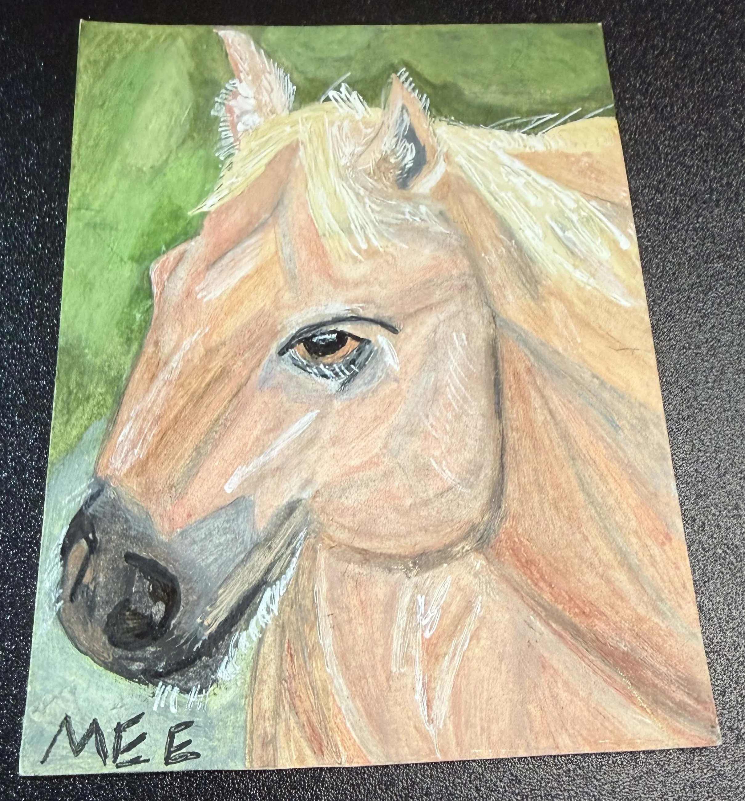 Blonde Horse Magnet