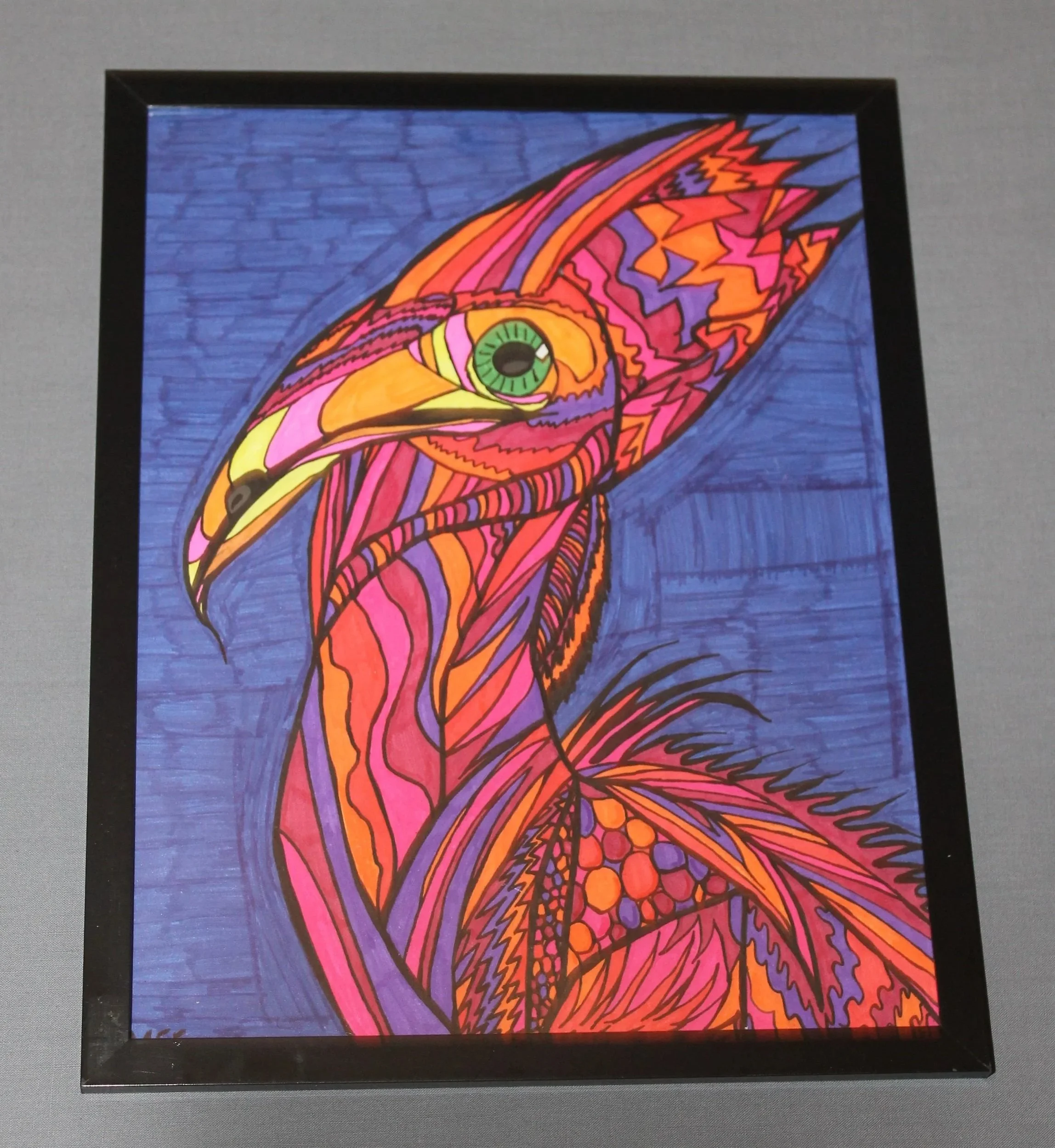 Warm Purple Cassowary