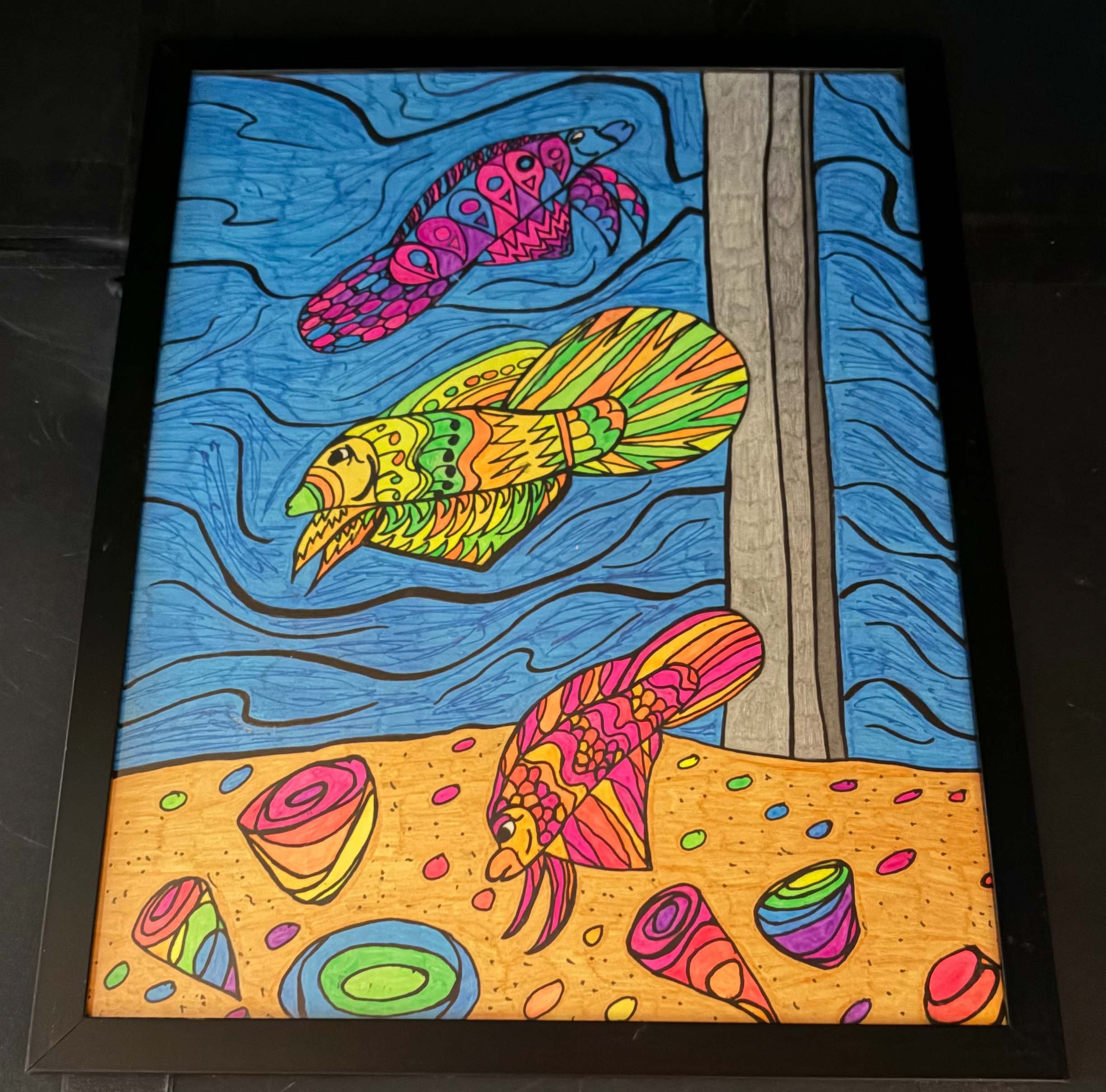 Neon Fish Tank(Click  or hover over image  for Close up)