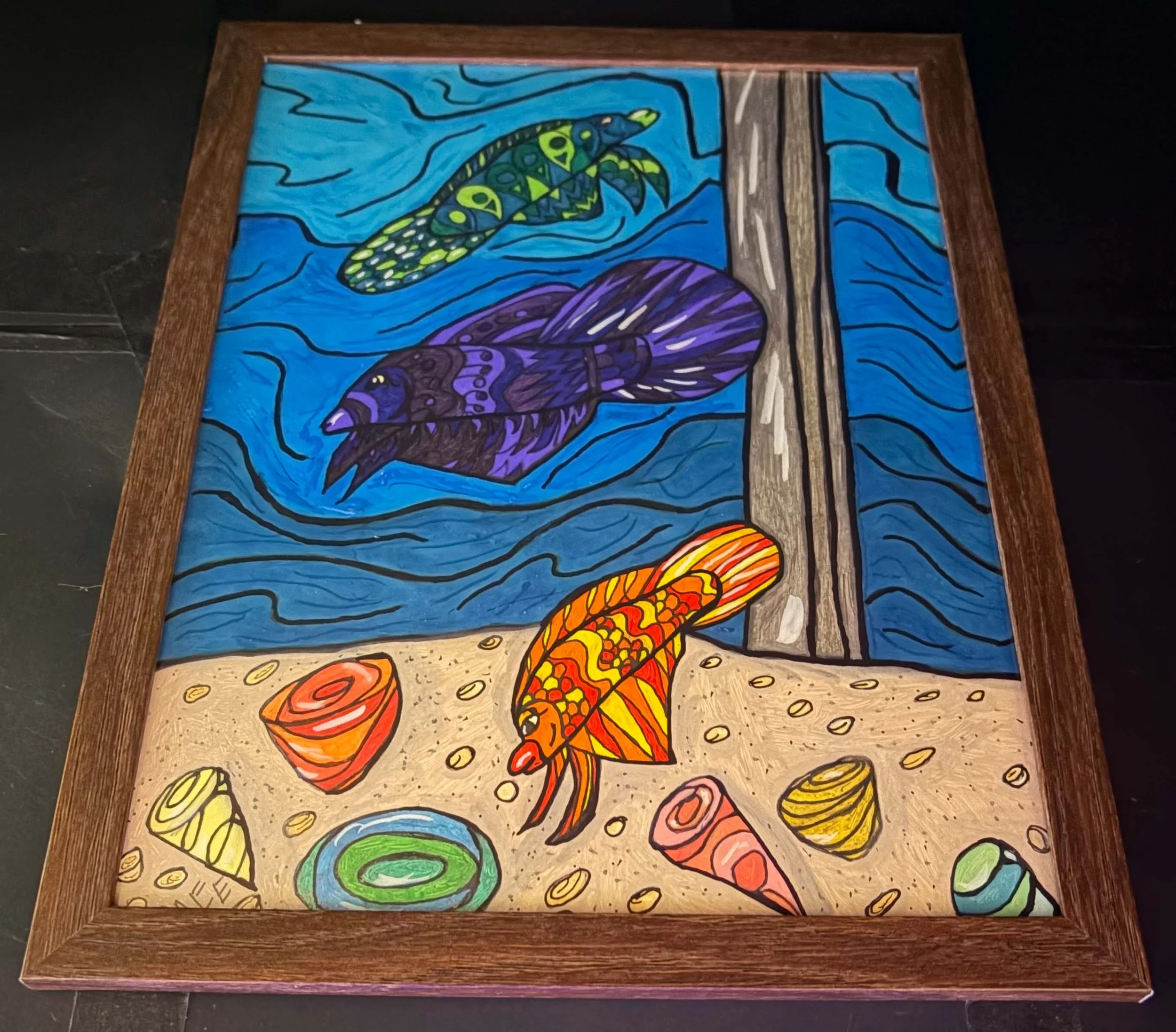 Bright Fish Tank(Click or hover over image for Close up)