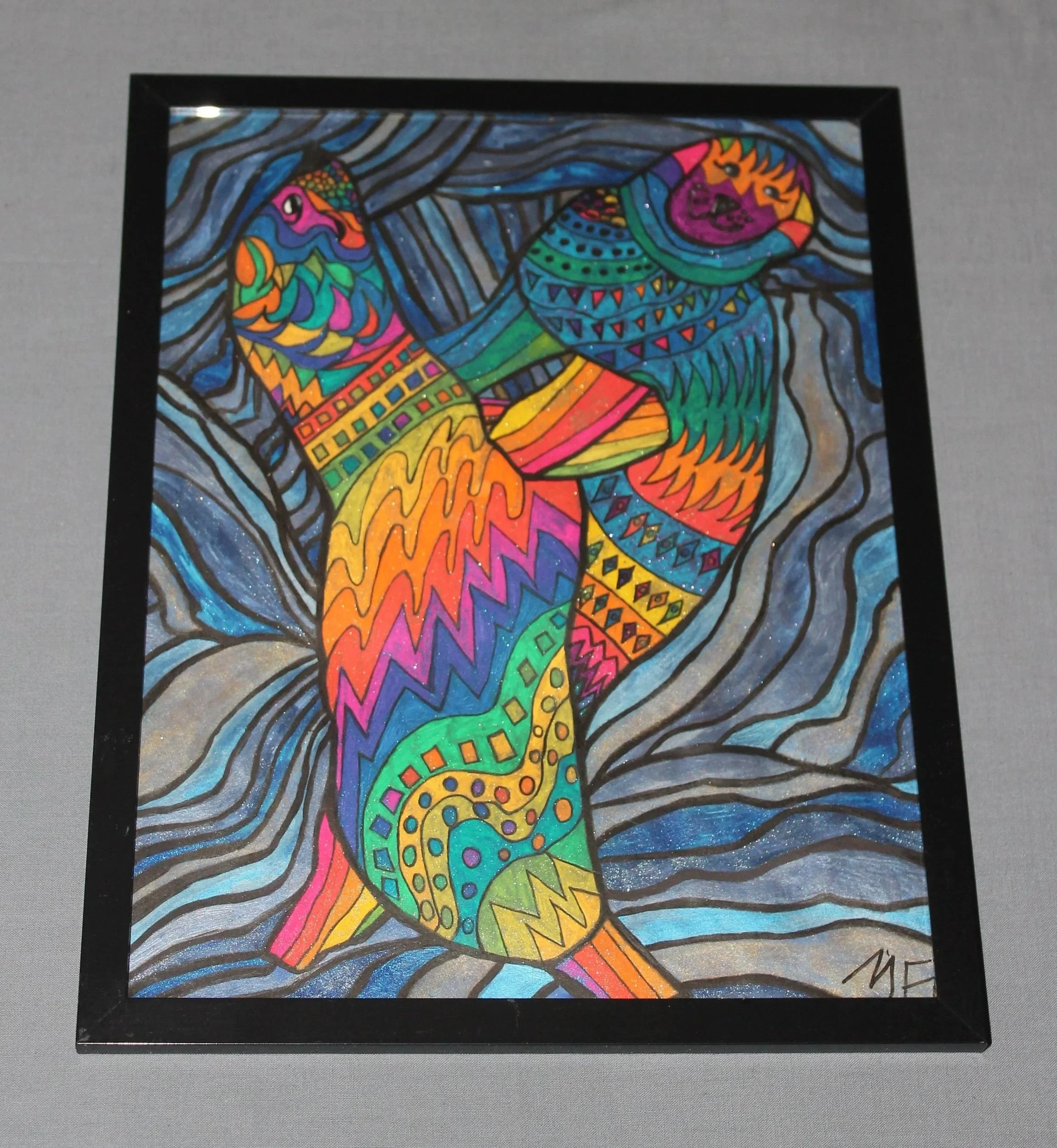 Glitter Rainbow Dancing Seals