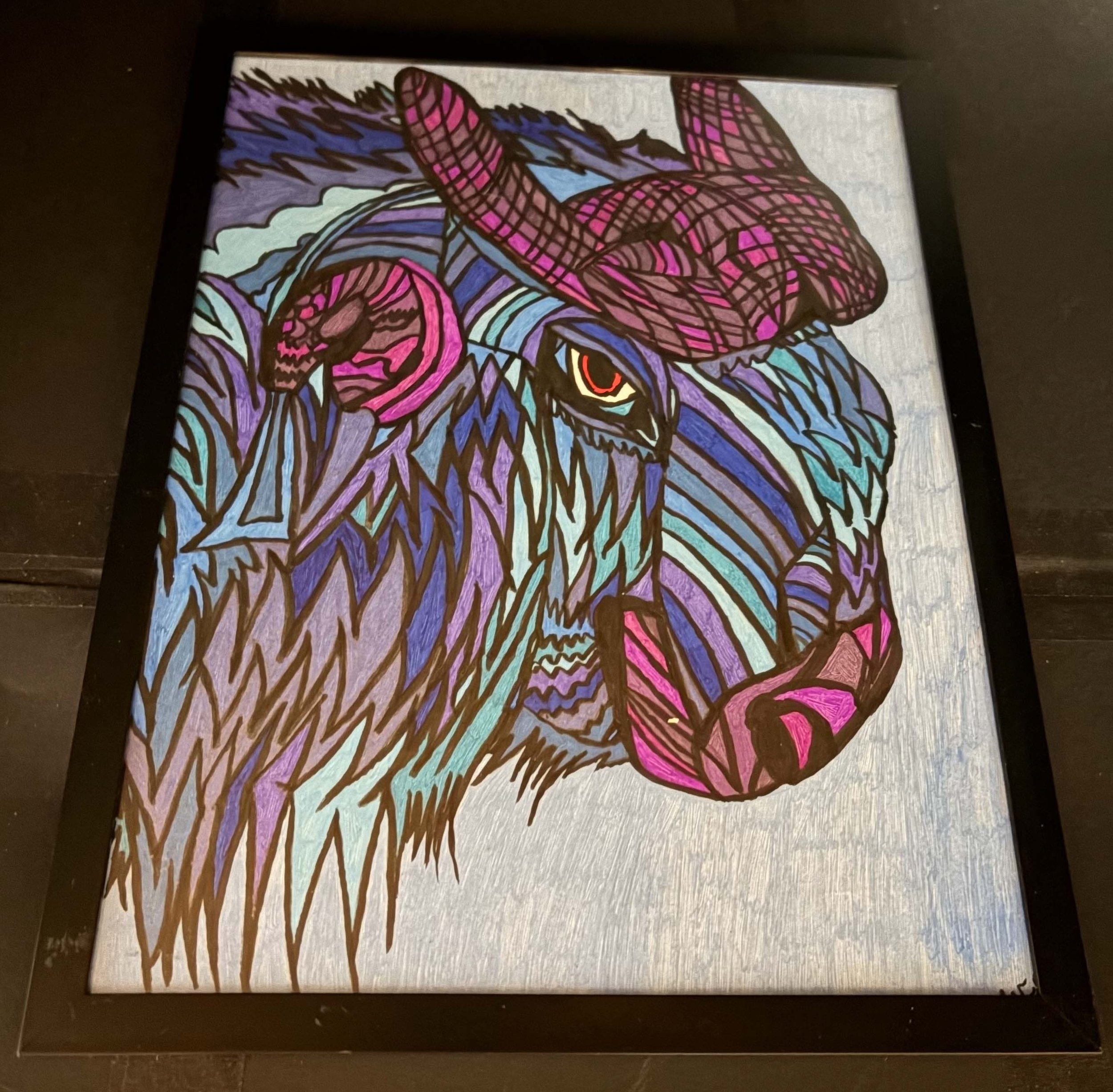 Blue Yak(Click  or hover over image  for Close up)