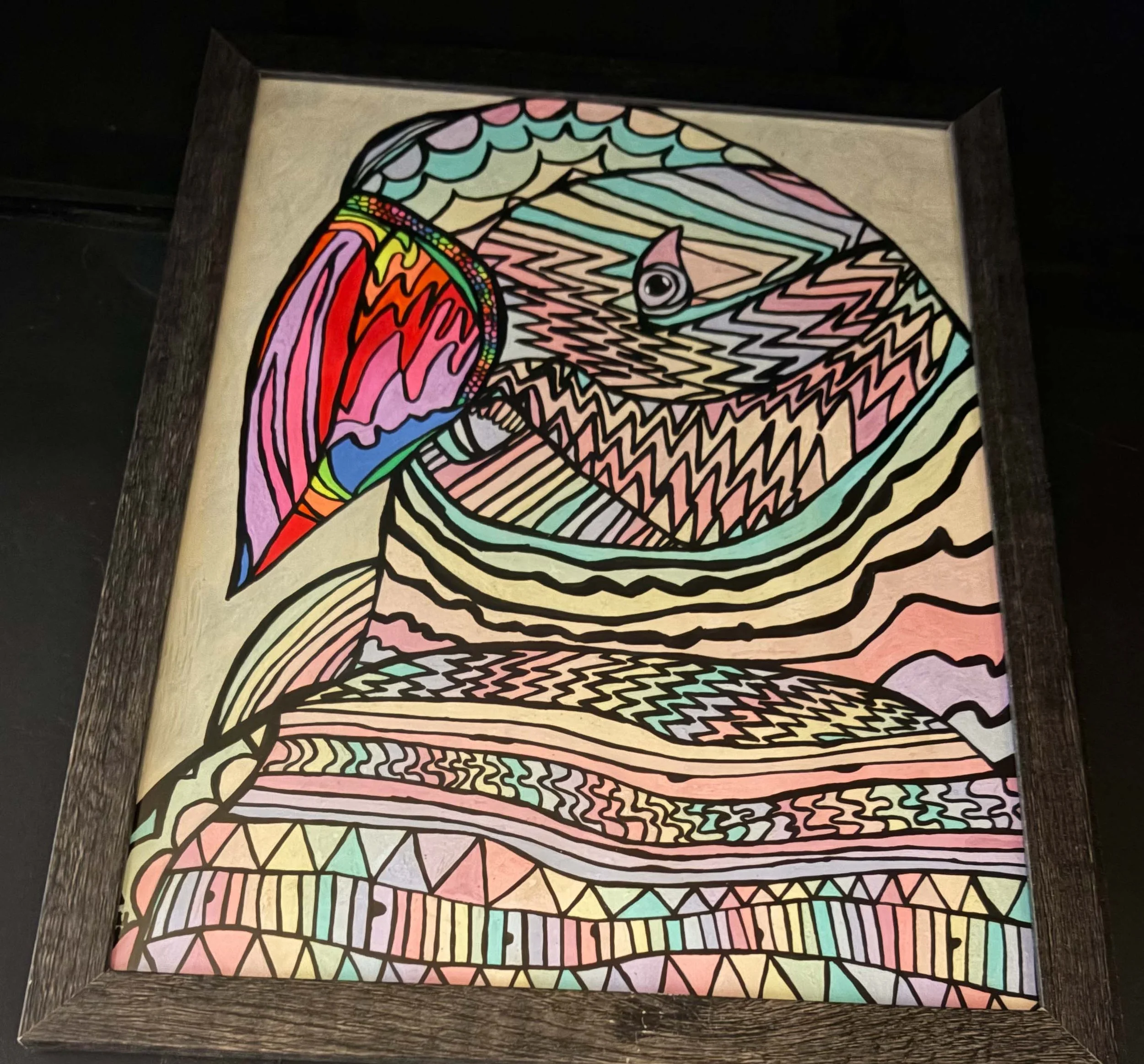 Pastel Parakeet(Click  or hover over image  for Close up)