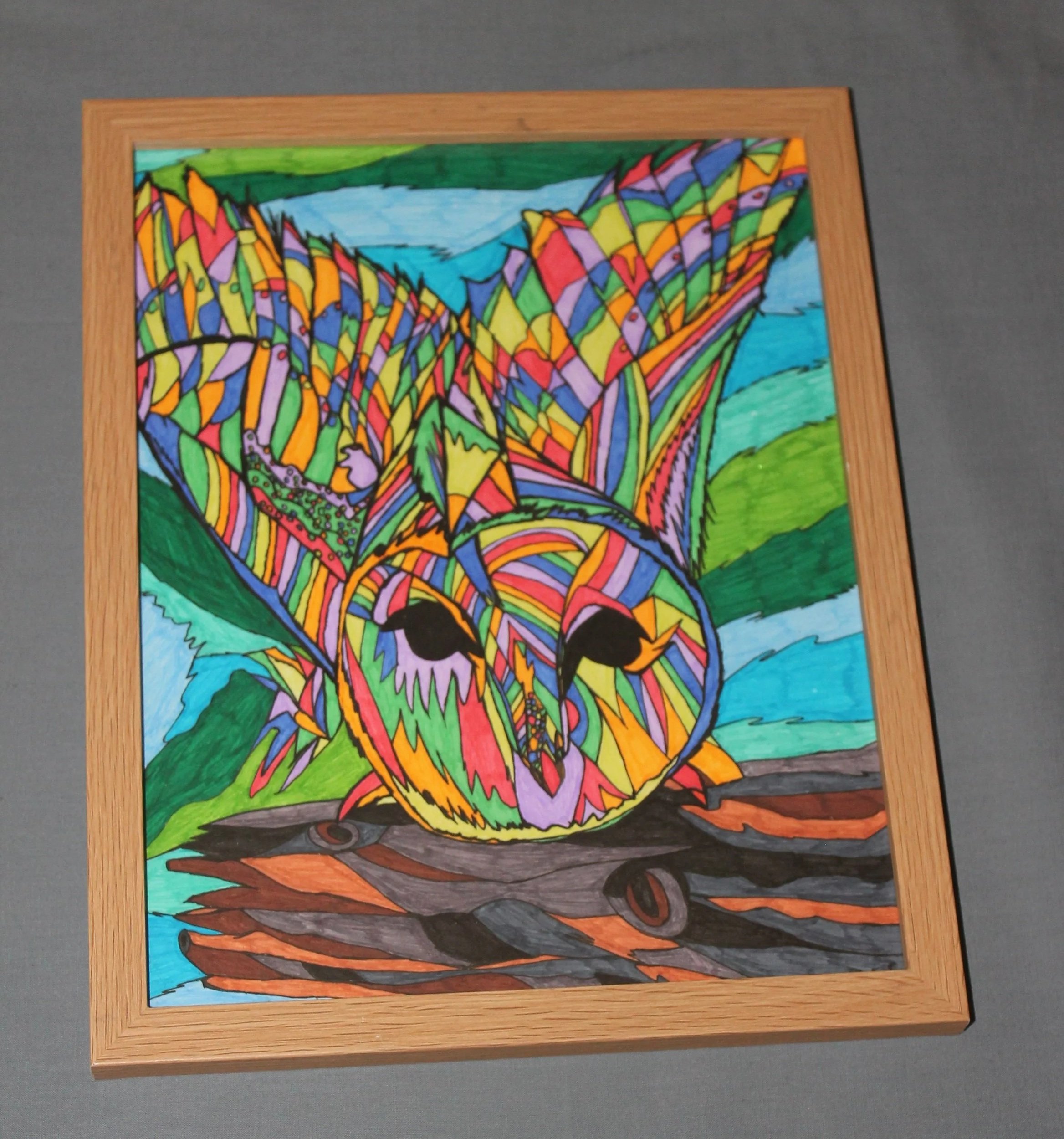 Rainbow In Your Face Owl