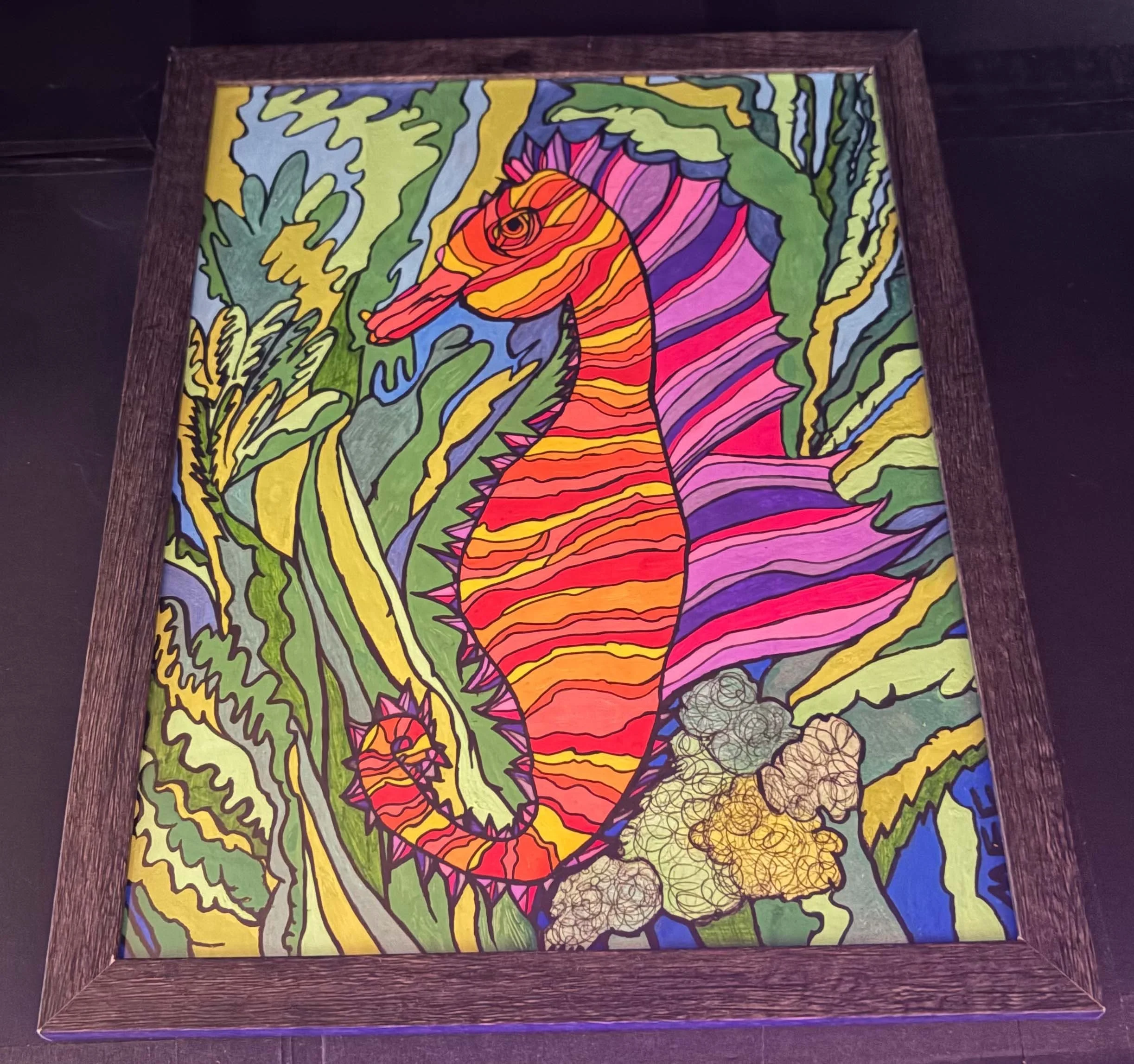 Warm Seahorse(Click  or hover over image  for Close up)