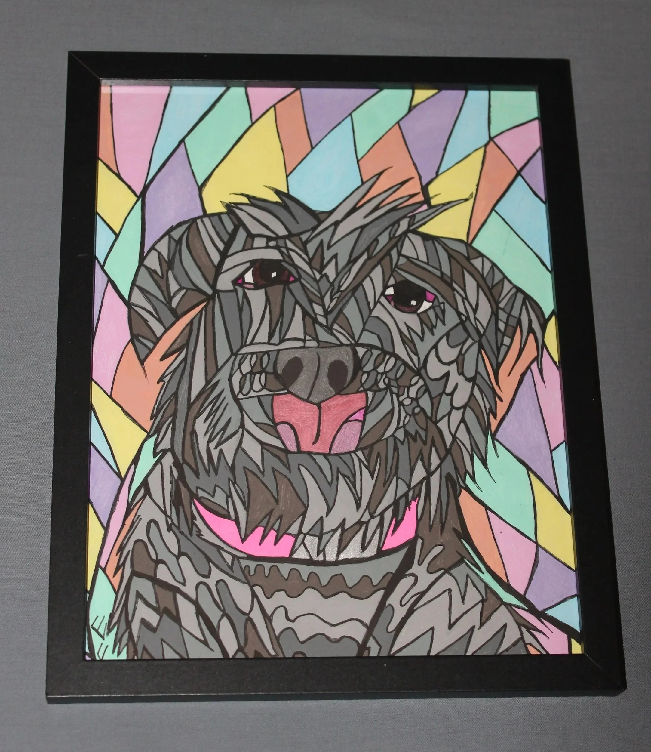 Olive with Pastel Background