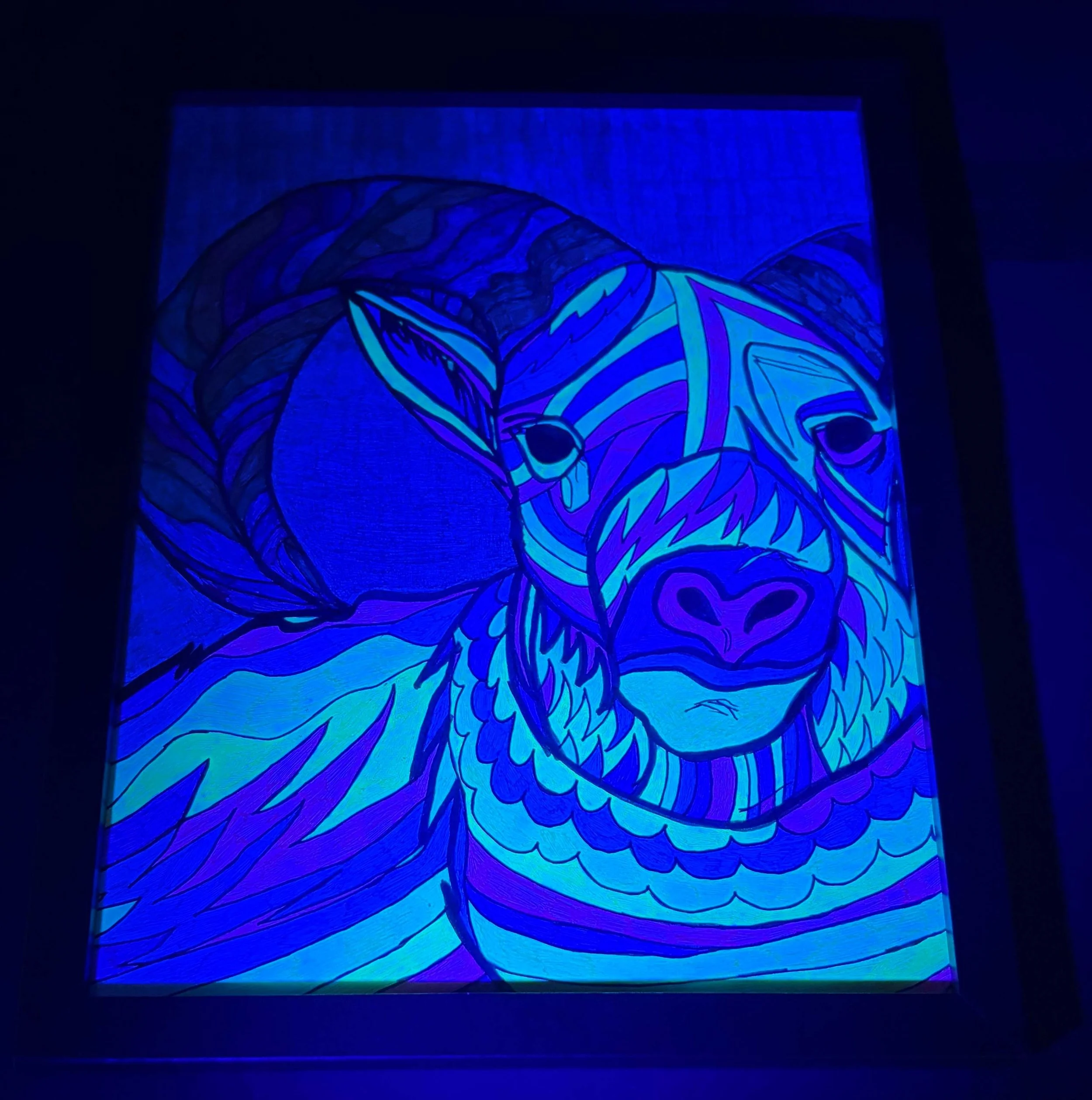 Metallic horned pastel ram black light.jpg