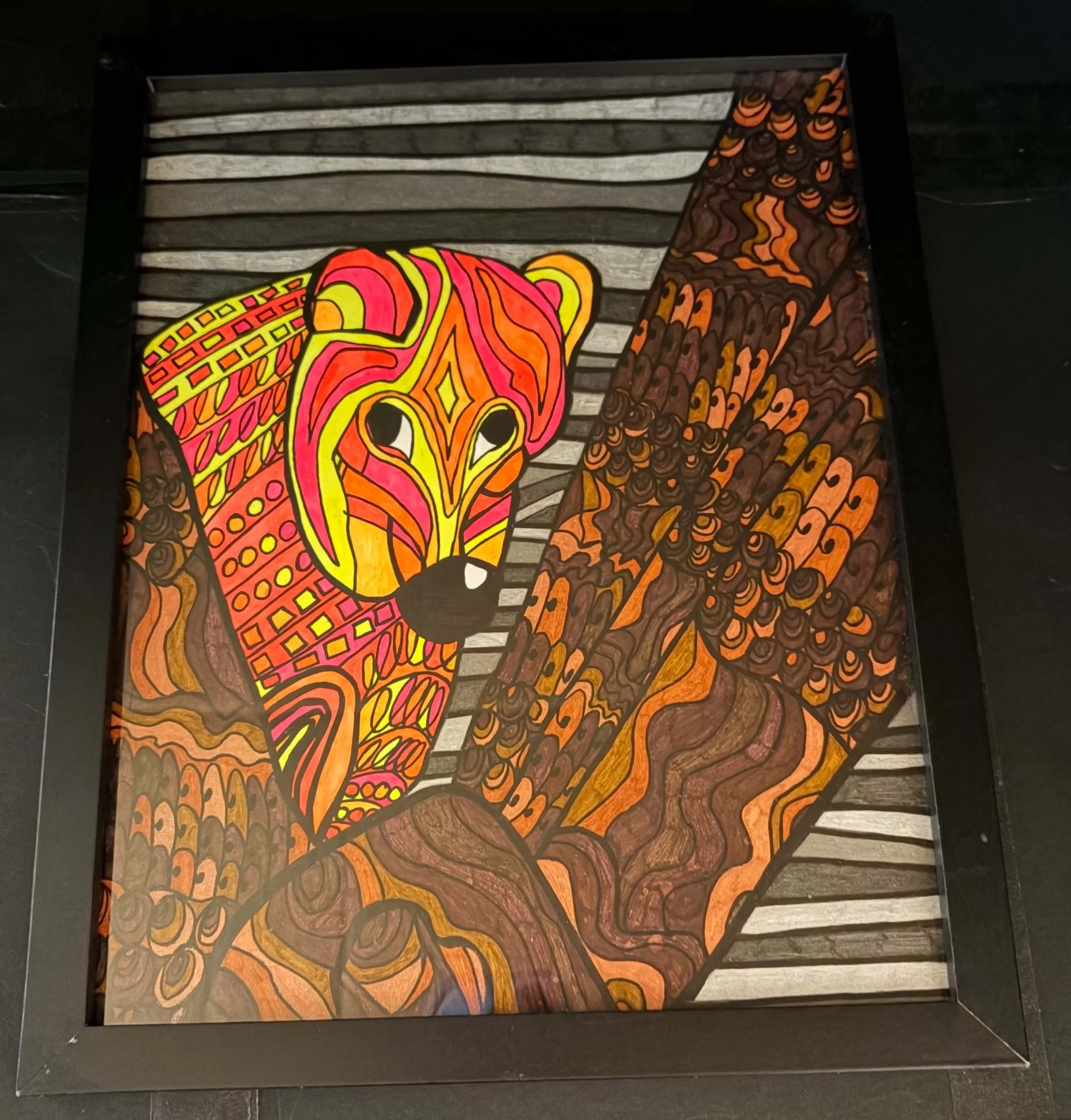 Neon Weasel(Click  or hover over image  for Close up)