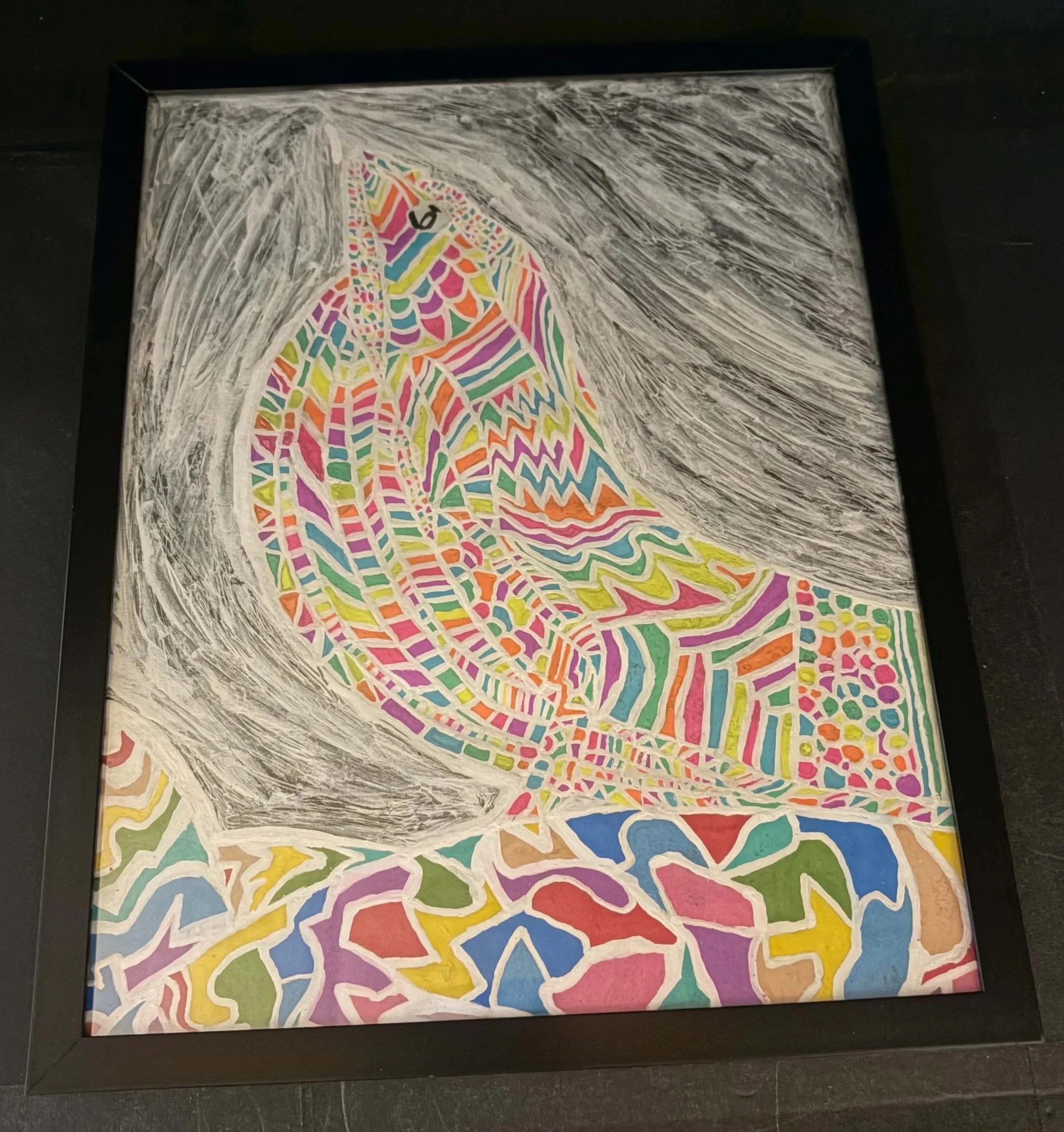 Neon Lizard(Click  or hover over image  for Close up)
