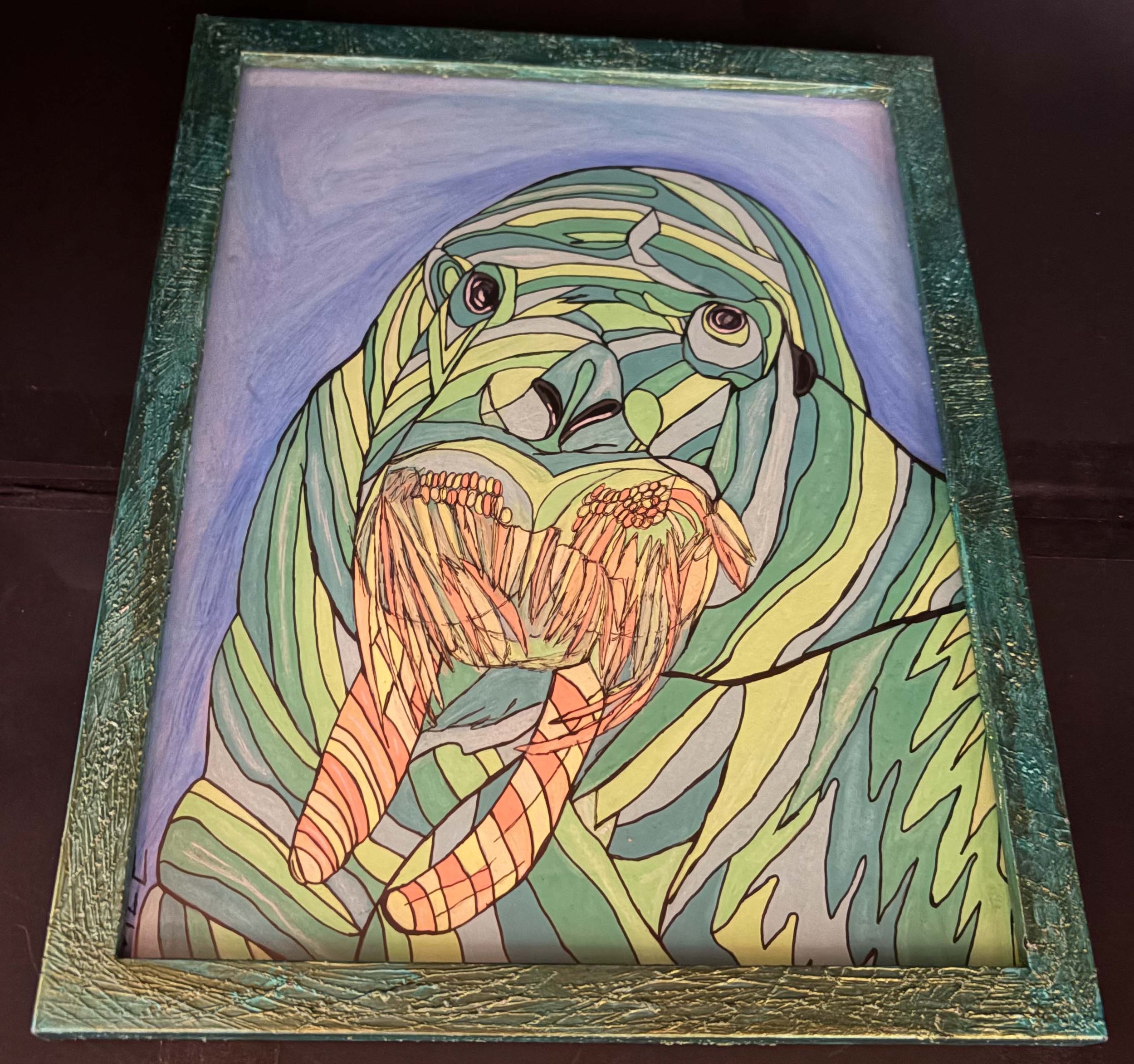 Neon Green Walrus(Click or hover over image for Close up)
