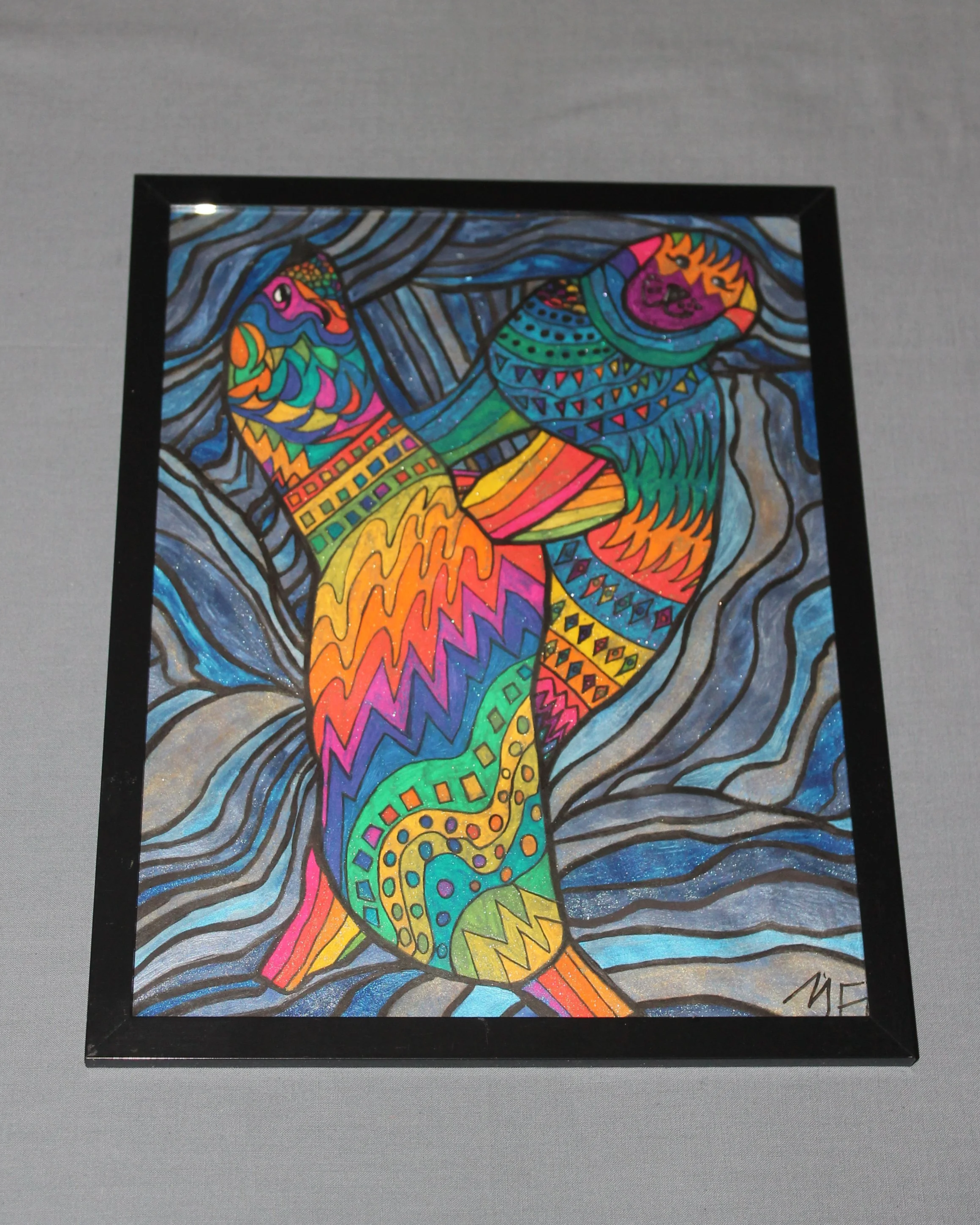 Glitter Rainbow Dancing Seals