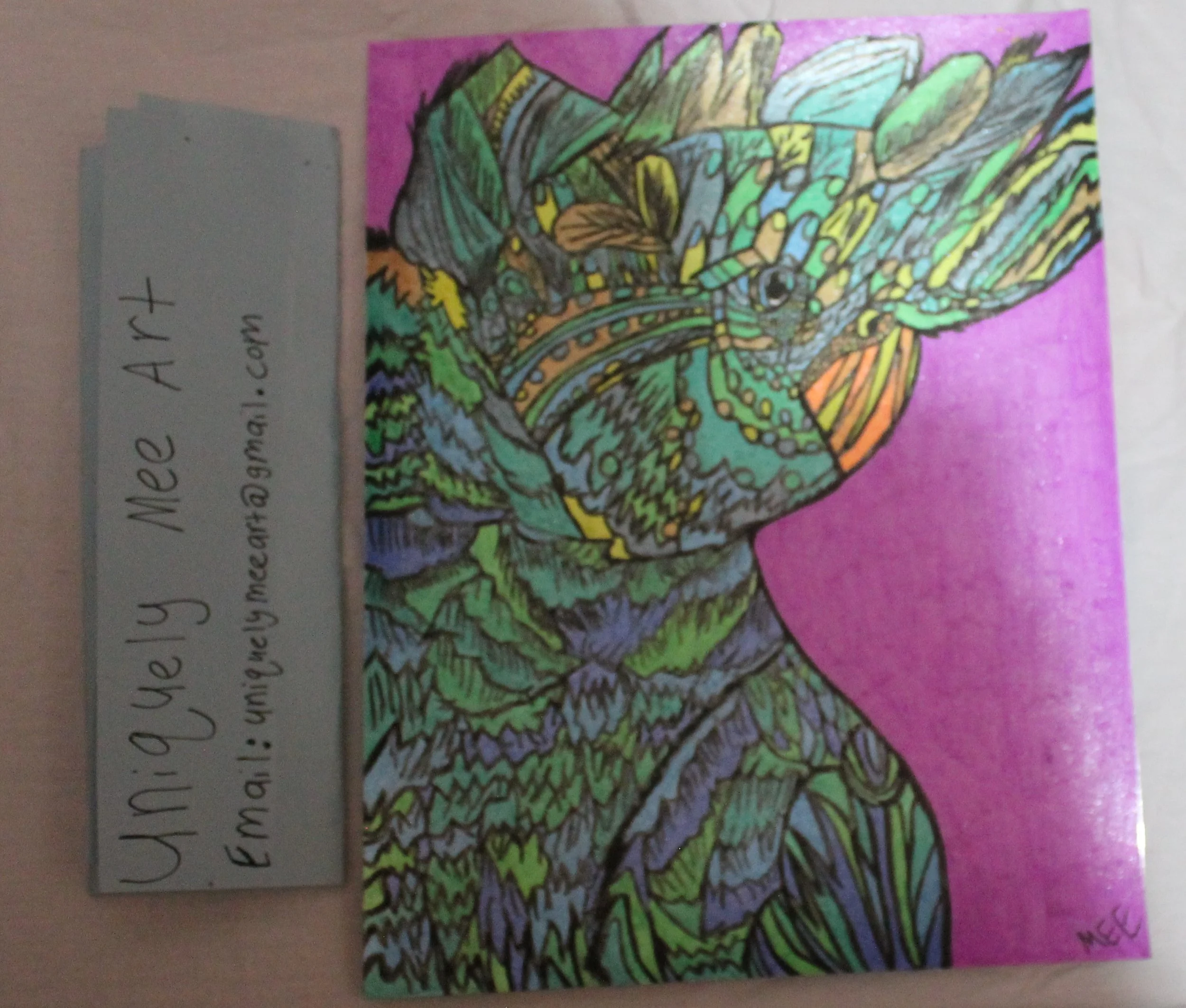 Blue and Green Cockatoo