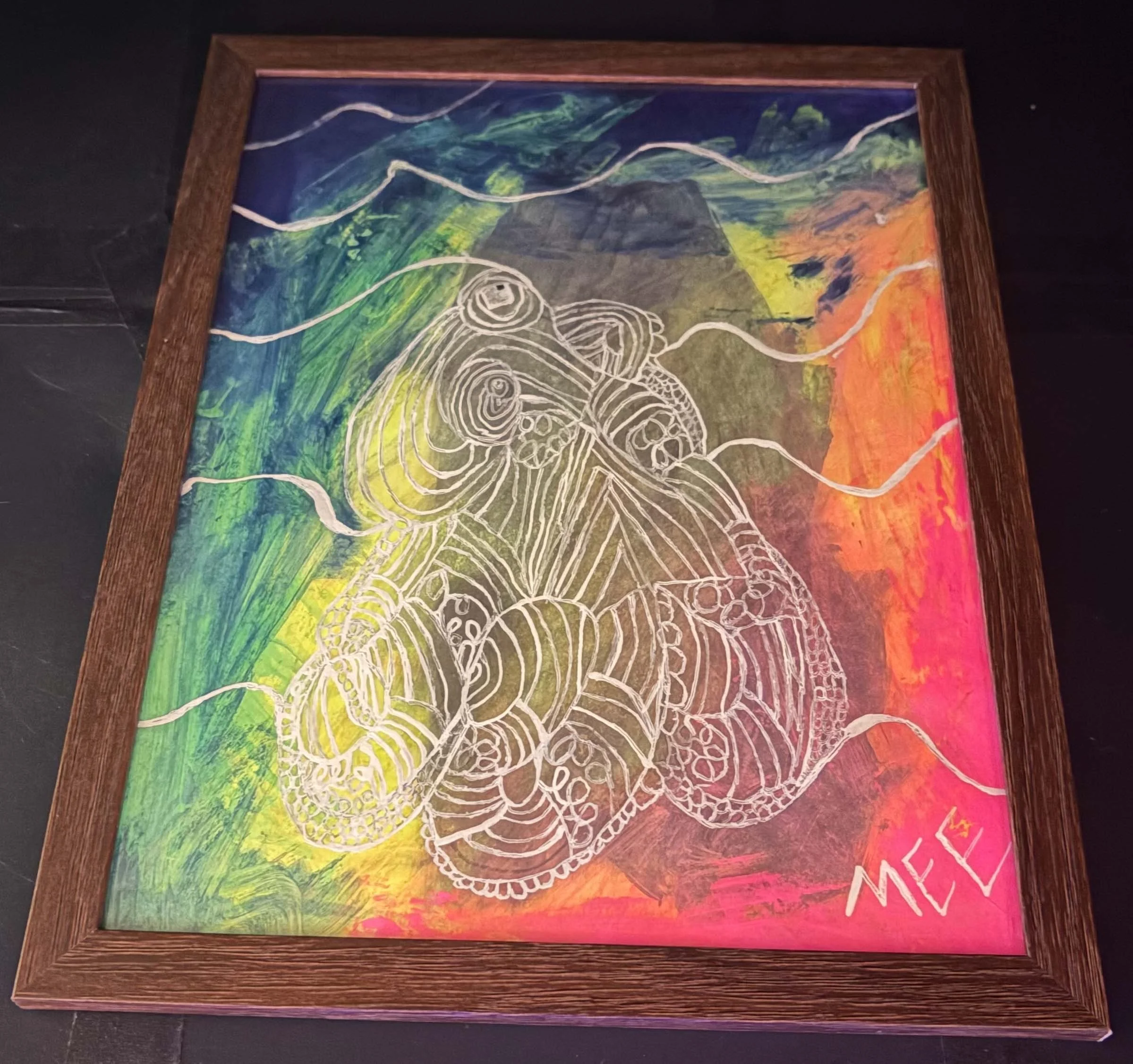 Up Cycled Octopus(Click or hover over image for Close up)