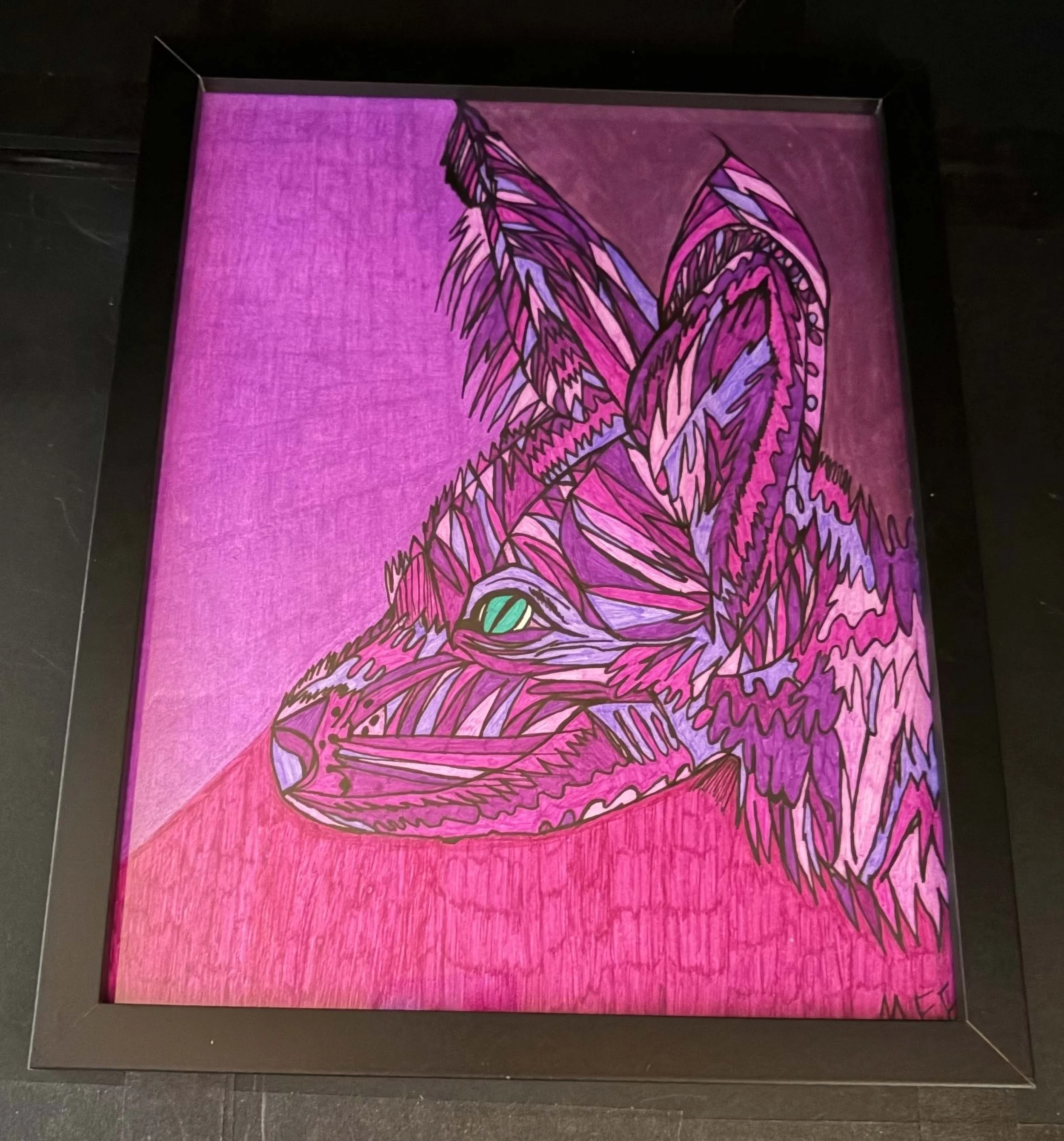 Purple Fennec Fox(Click  or hover over image  for Close up)