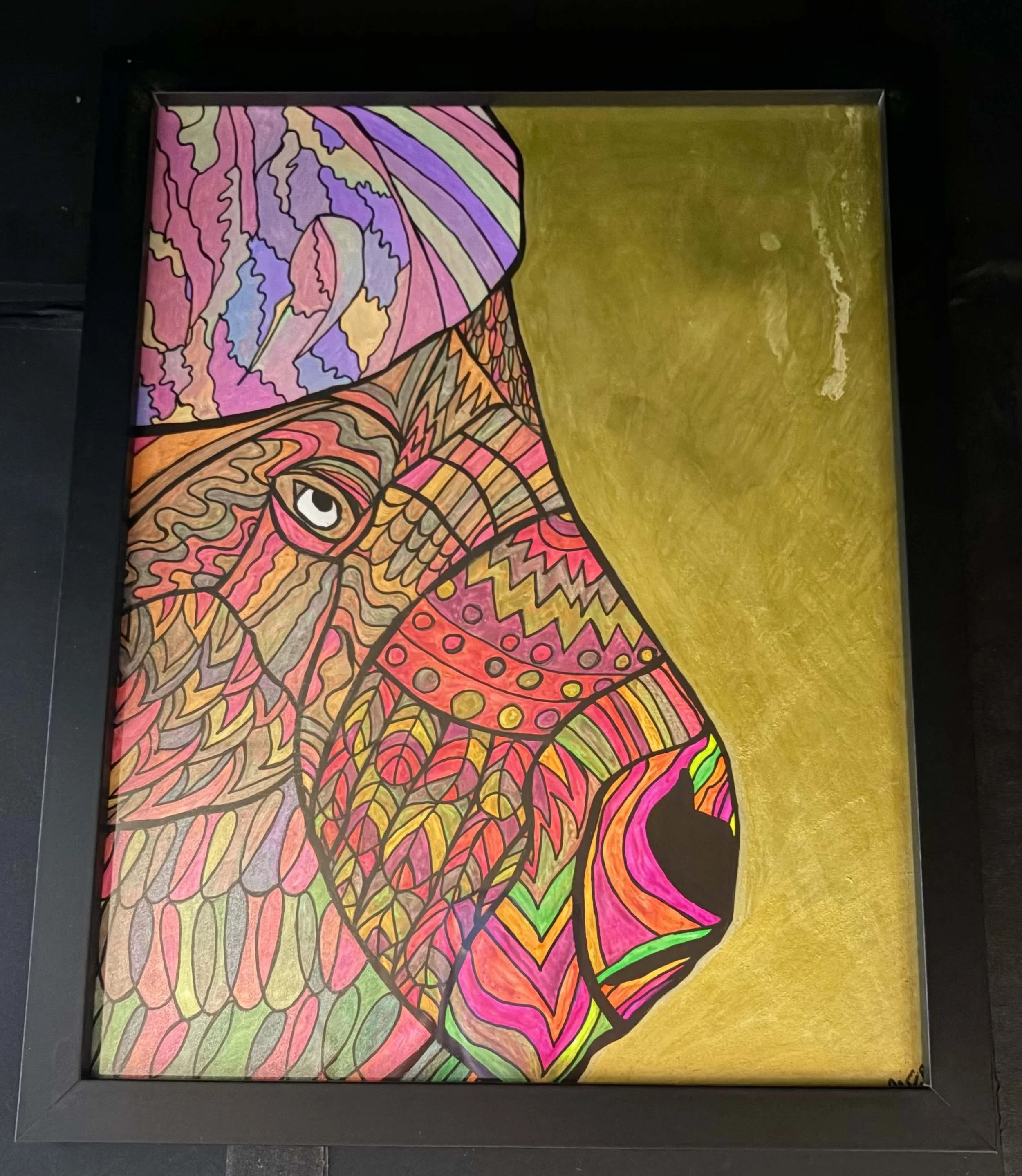Color Changing Side View Buffalo(Click or hover over image for Close up)