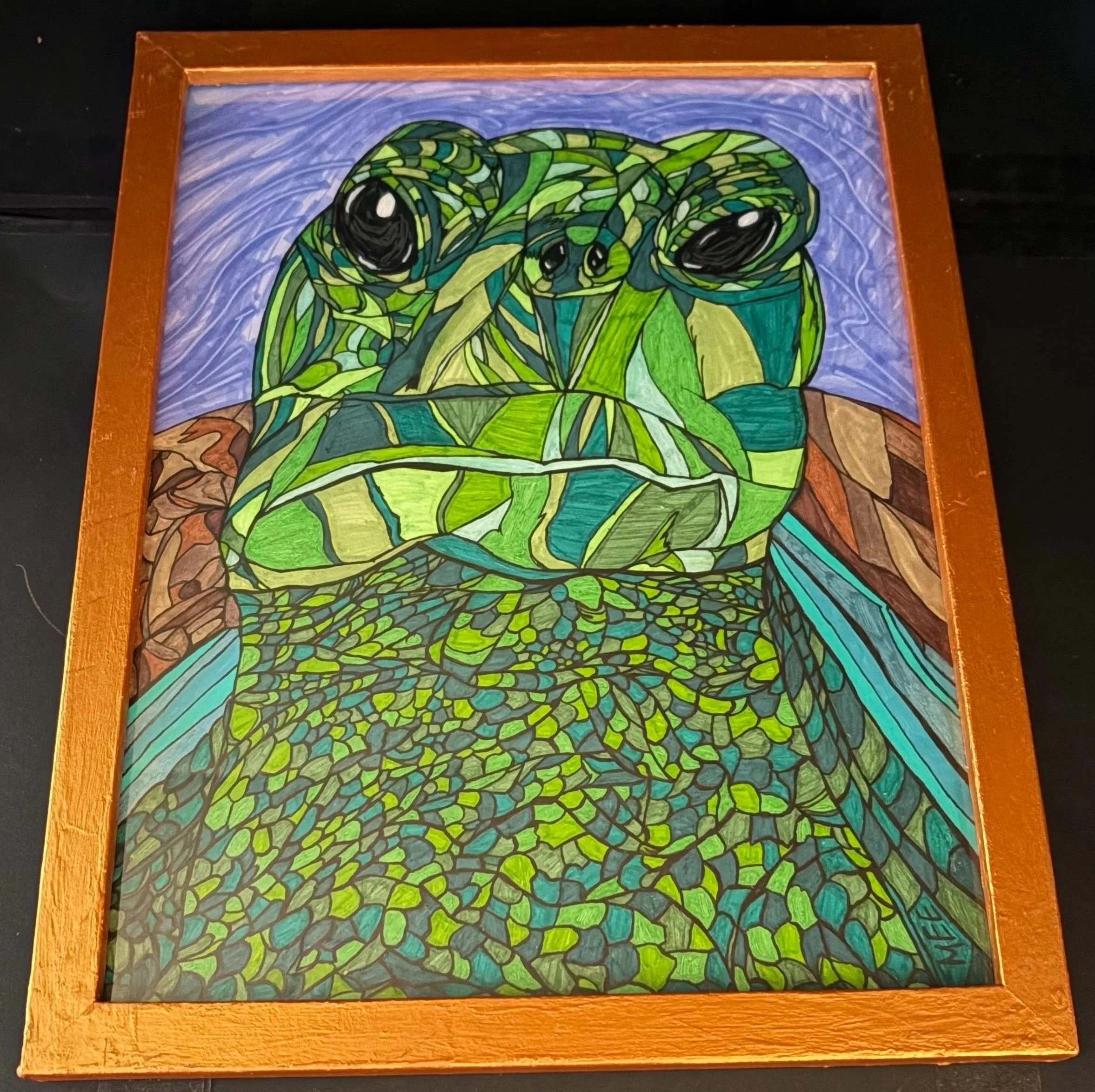Natural Green Turtle(Click or hover over image for Close up)