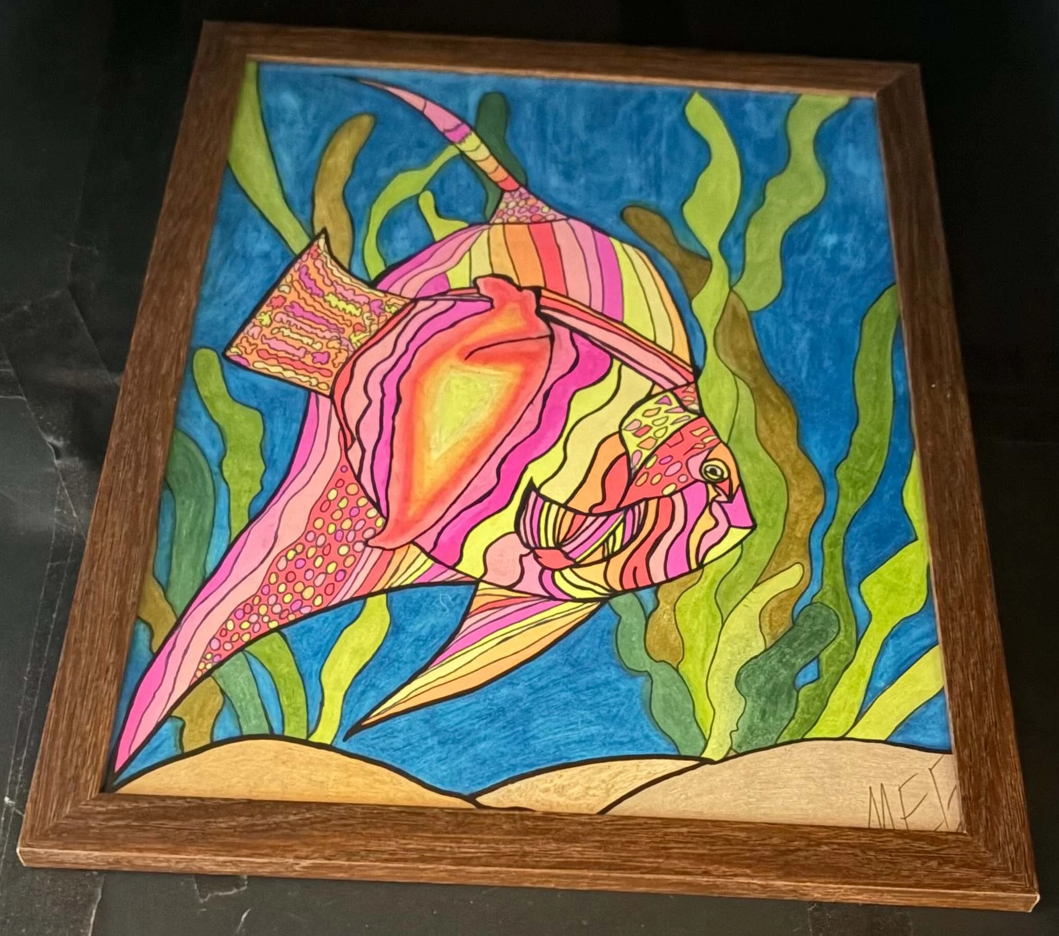 Warm Angelfish(Click or hover over image for Close up)
