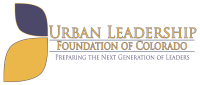 Urban Leadership Foundation of Colorado logo with gold and navy colors.