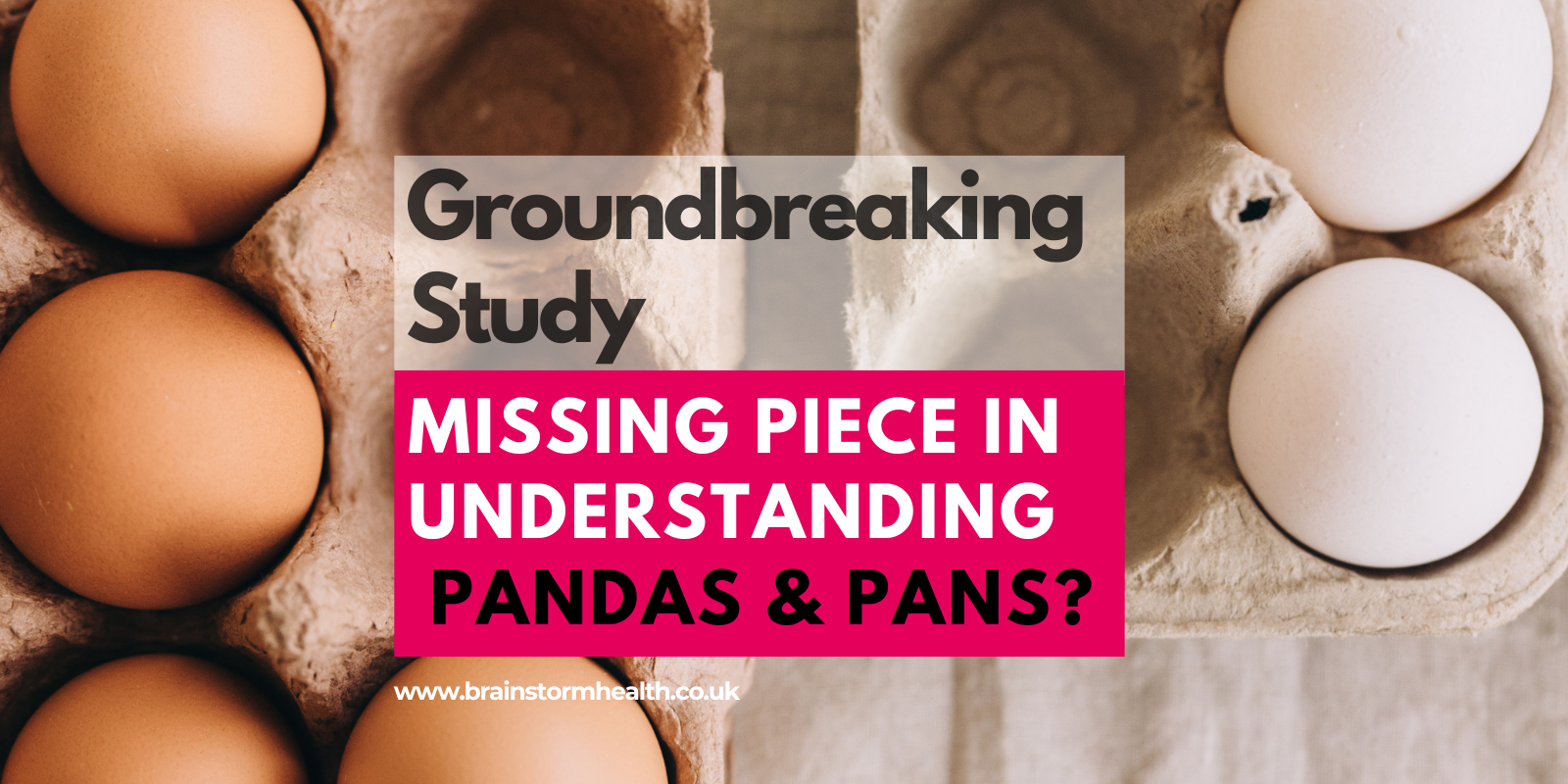 The Missing Piece in Understanding PANDAS and PANS?