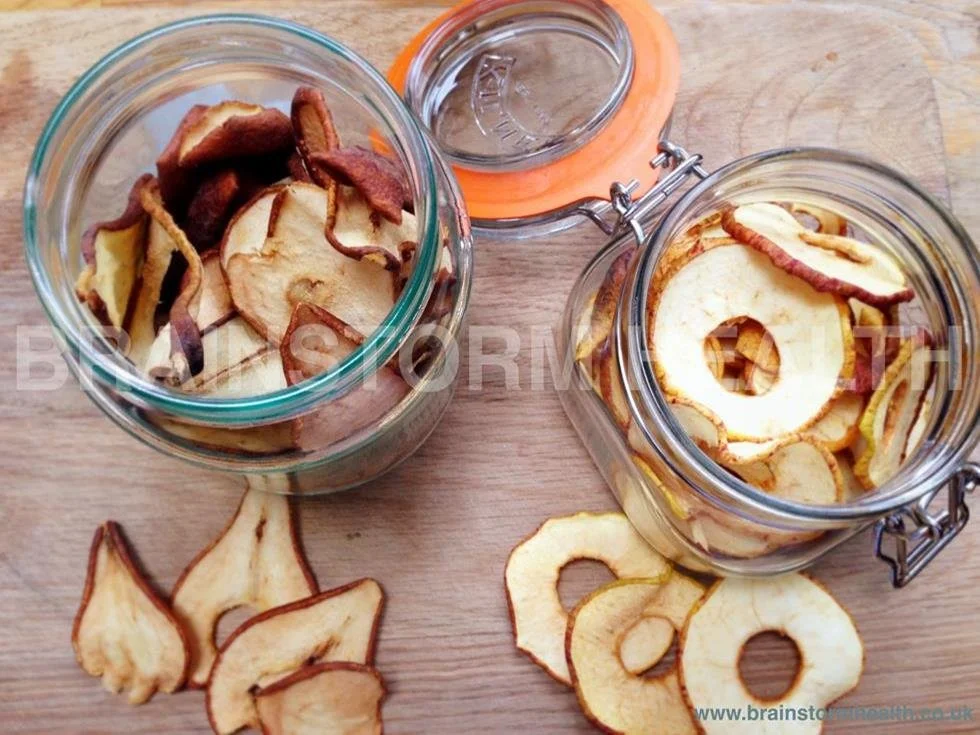 Homemade Dried Apples and Pears