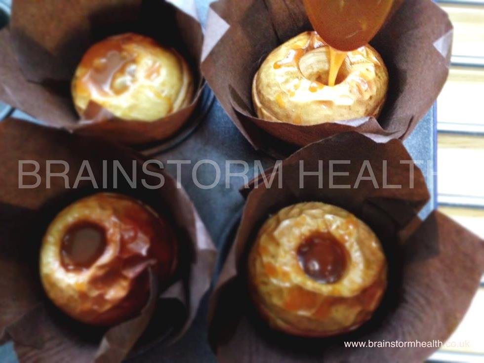 Baked Apple with Salted Caramel Sauce