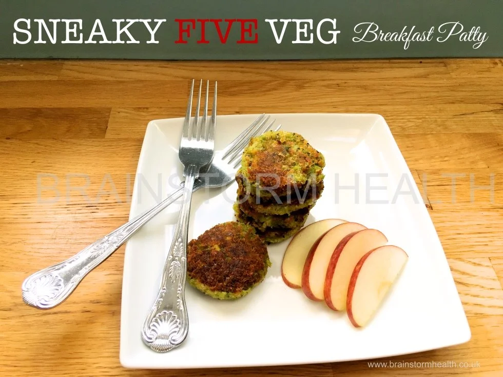 Sneaky Five Veg Breakfast Patties
