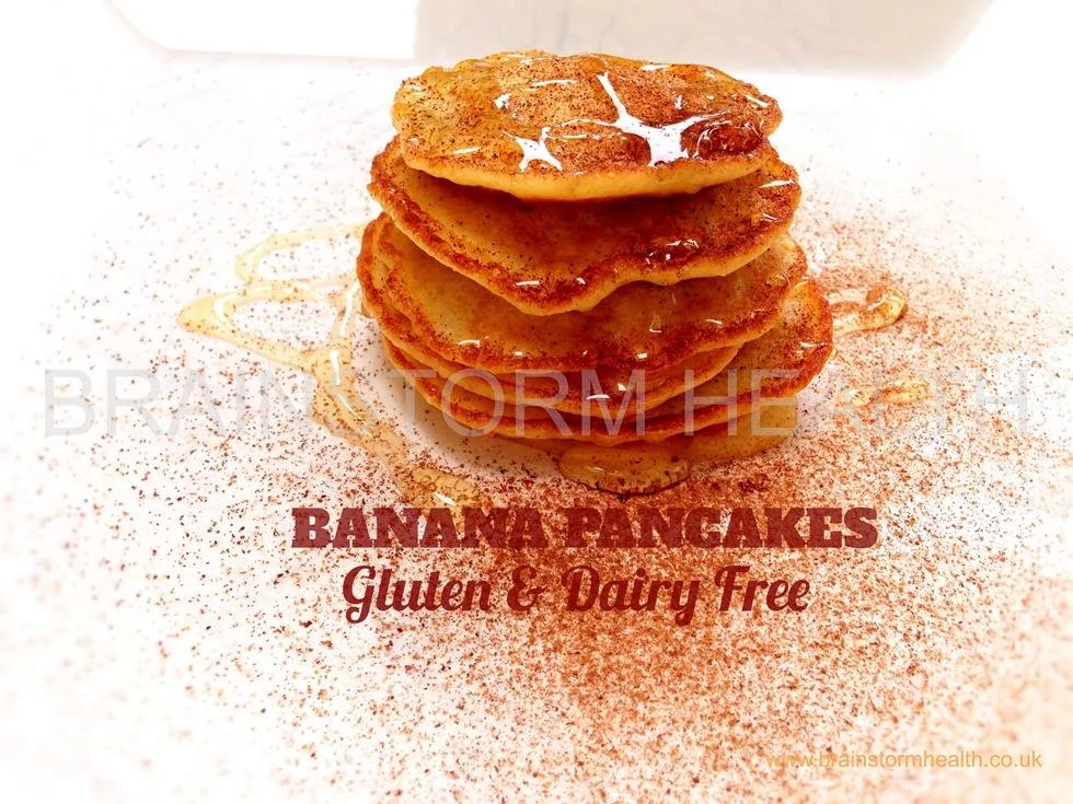 Gluten-Free and Dairy-Free Banana Pancakes