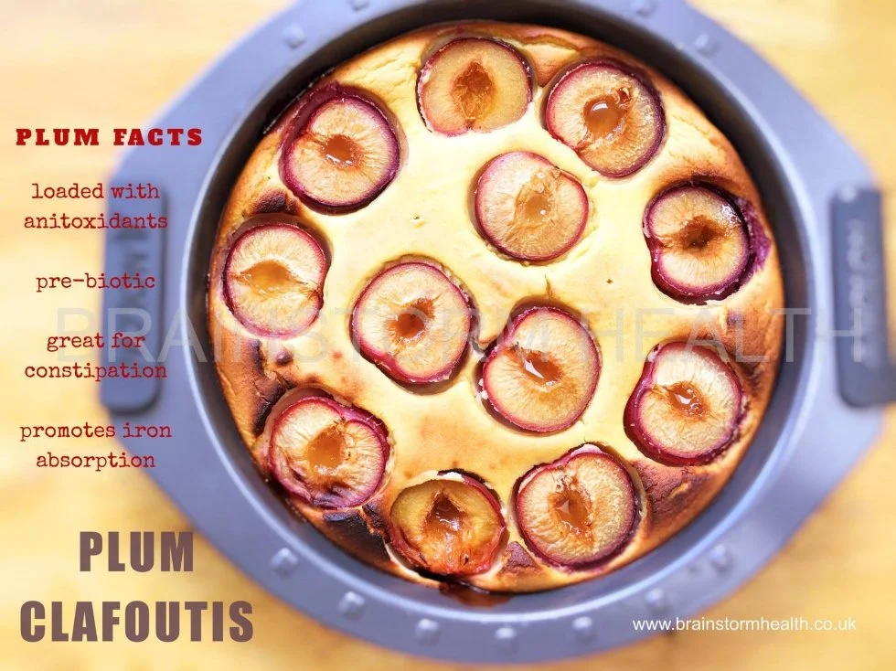 Grain-Free and Dairy-Free Plum Clafoutis
