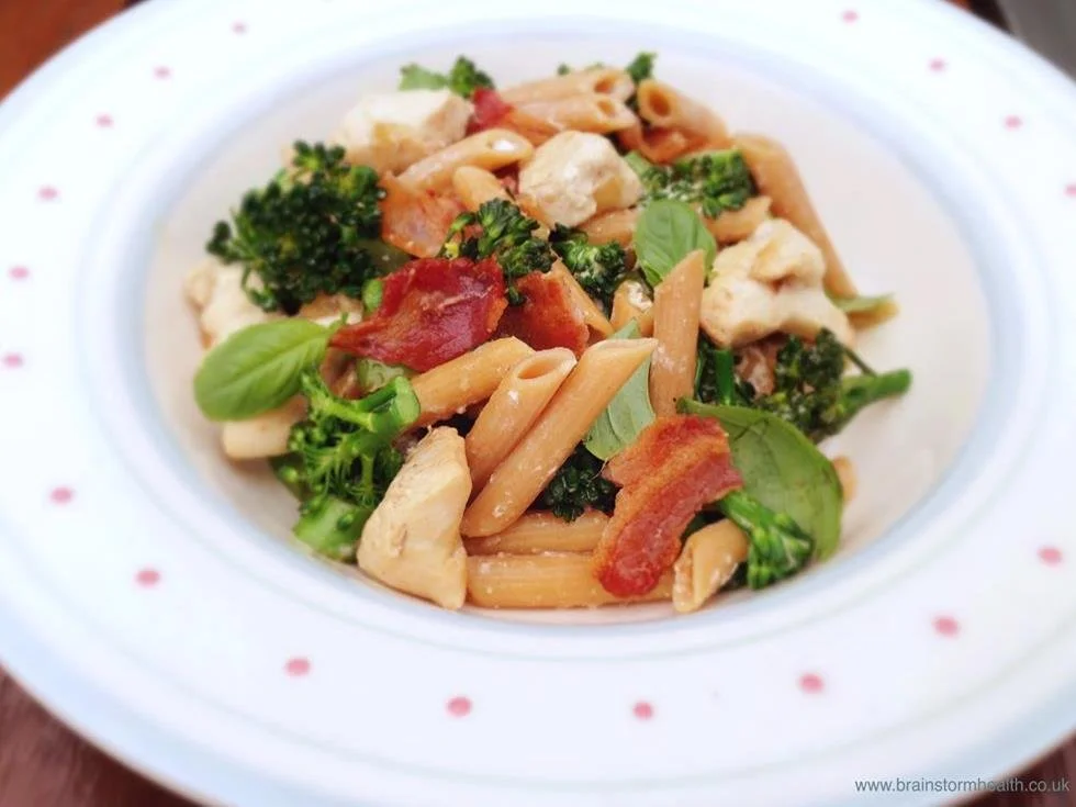 Stunning Grain-Free Pasta with Chicken and Bacon