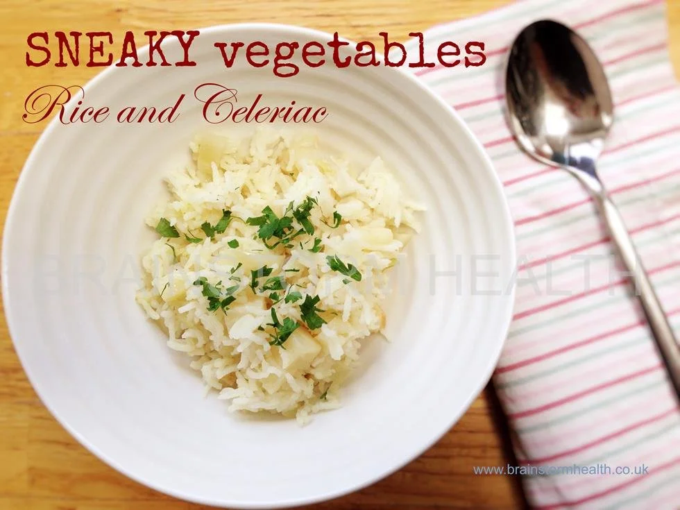 Sneaky Vegetables! Rice and Celeriac