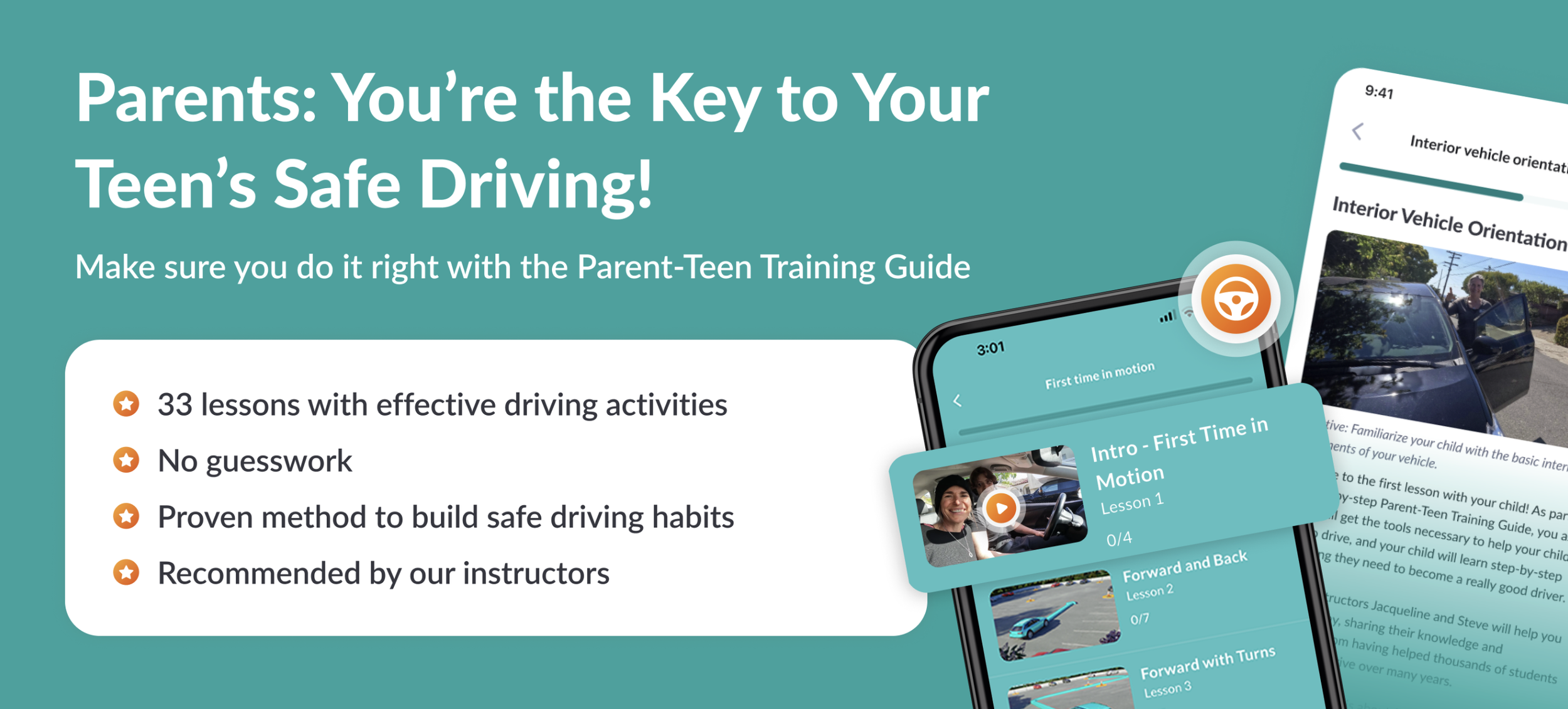 Parent-Teen Training Guide (Parent Coaching Videos for Teaching Your Teen to Drive)