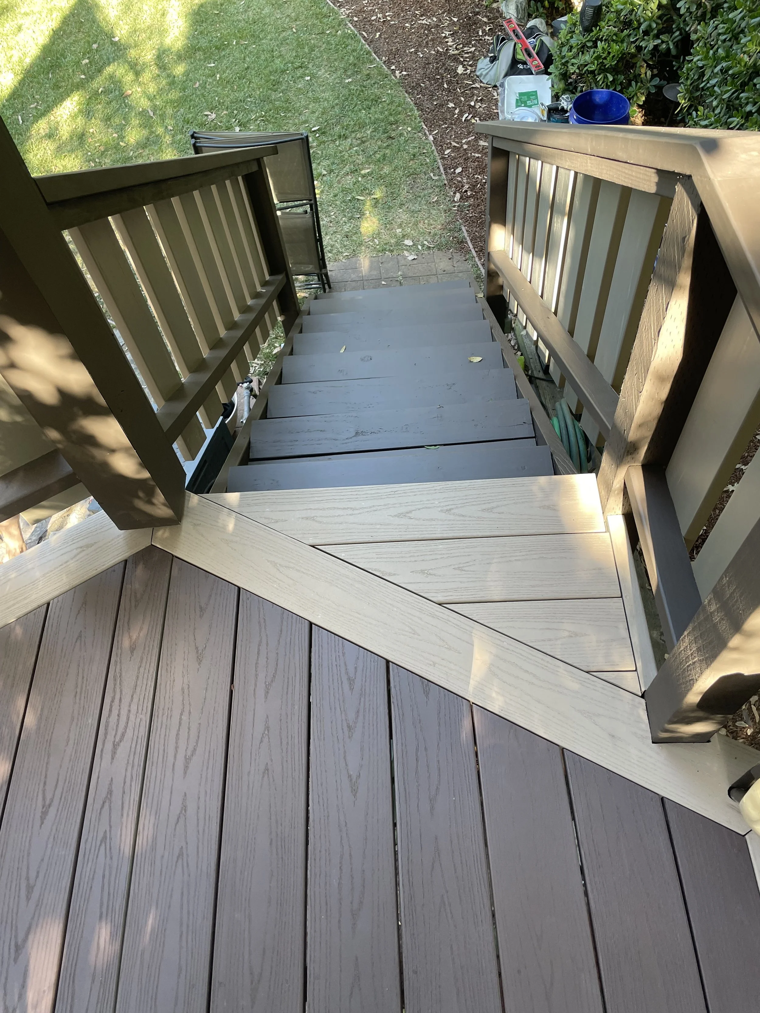 Termites and dry rot plagued this Cabana so I replaced it with premium Azeck so it can be enjoyed for another lifetime