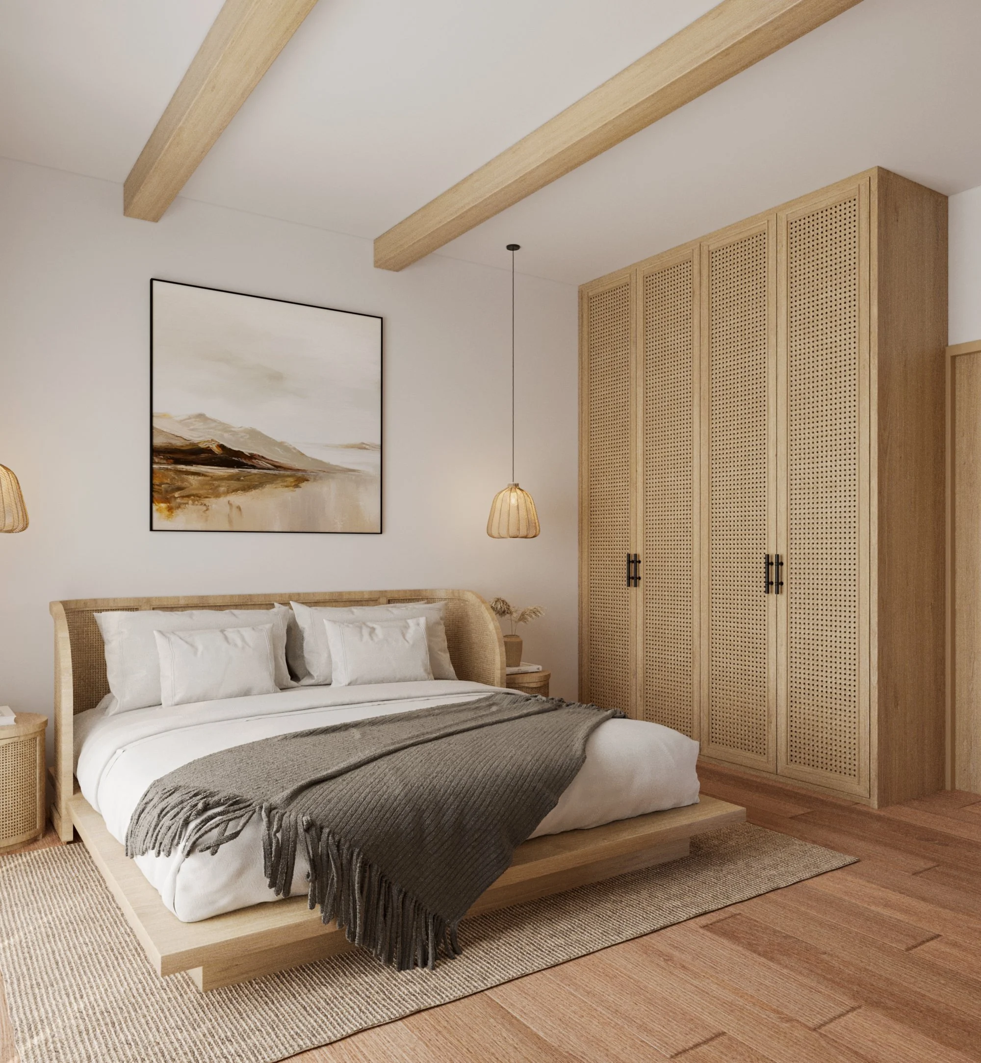 Modern Coastal Meets Japandi: Minimalism with a Coastal Embrace.