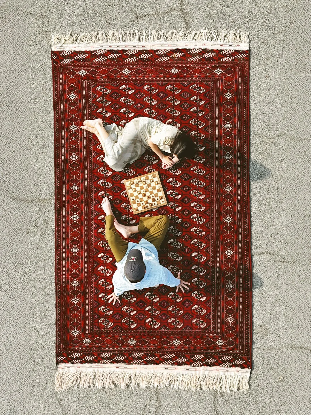 The Terra Chunk shoe. Orange vegan leather, chunky heel.