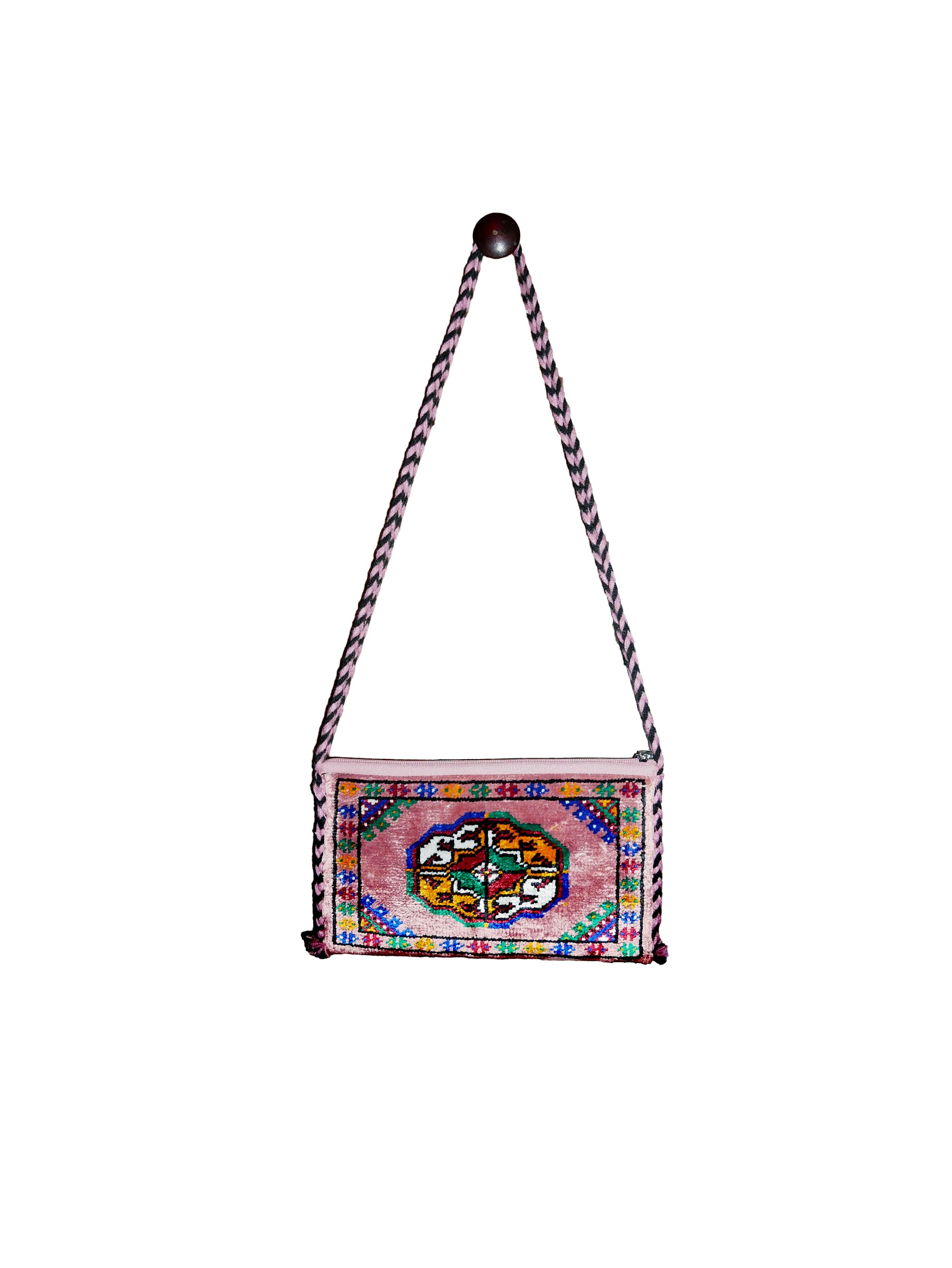 Pink Handwoven Bag