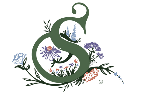 A large green dollar sign surrounded by colorful flowers and leaves.