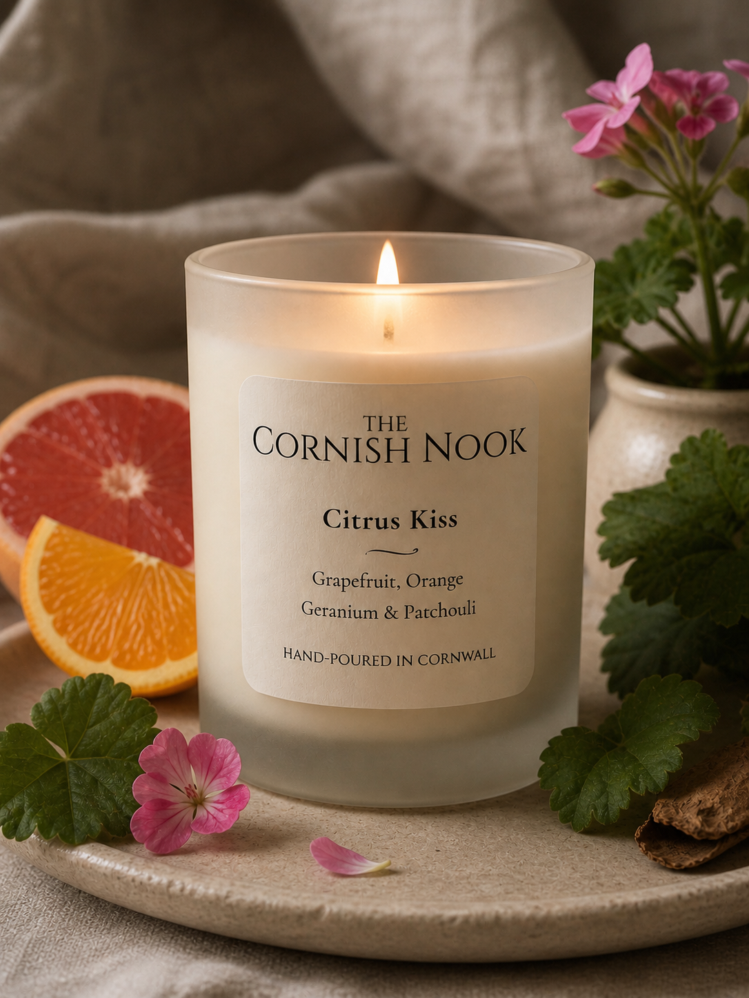 Citrus Kiss - Grapefruit, Orange, Geranium & Patchouli Essential Oils 20cl