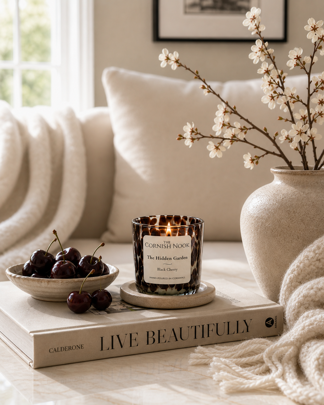 The Hidden Garden Candle - Black Cherry