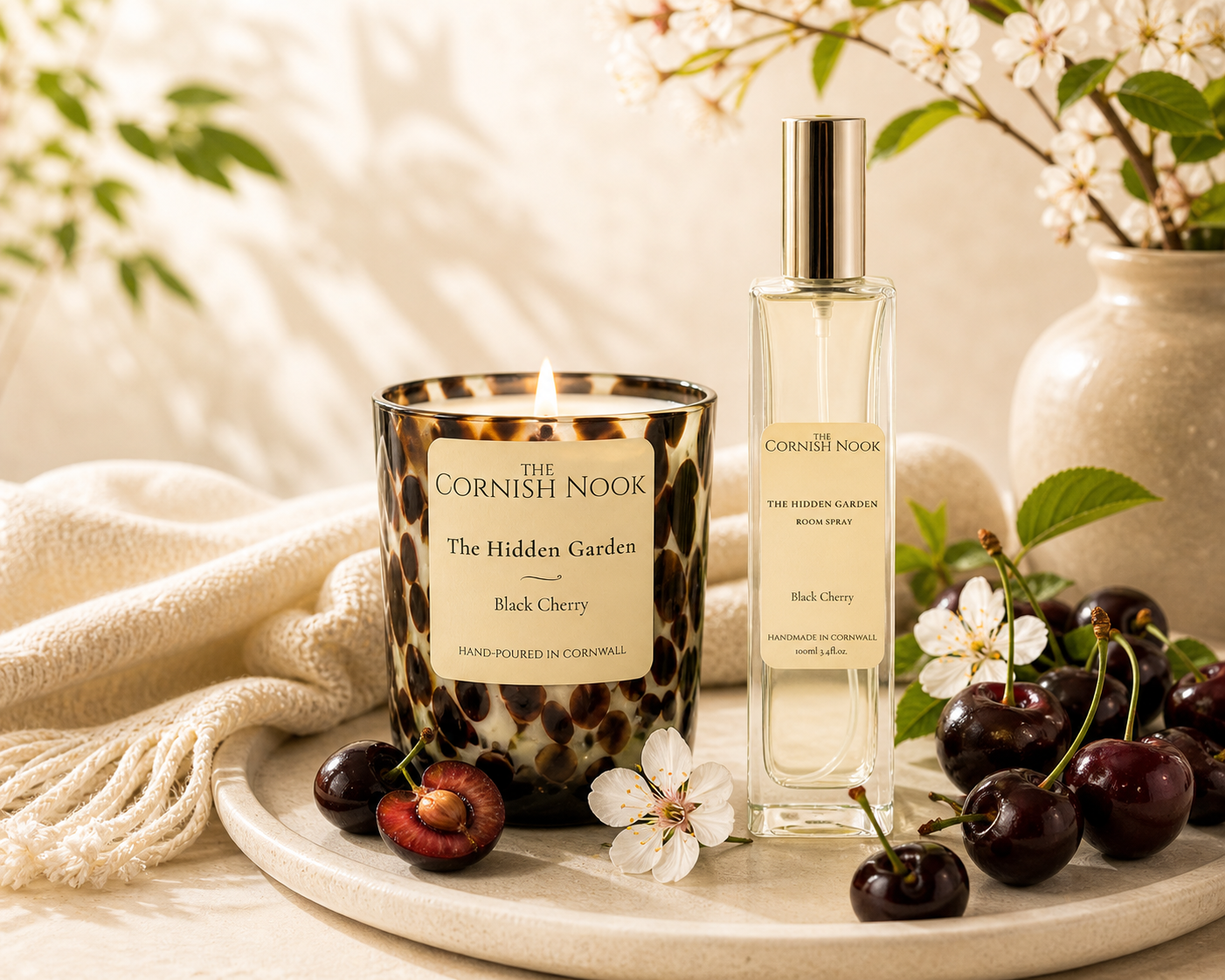The Hidden Garden Gift Set - Black Cherry