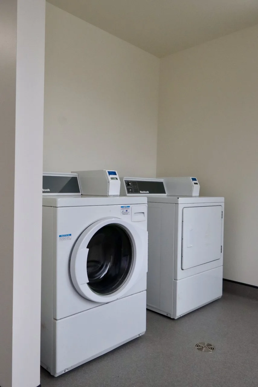 Interior construction details from the completed Salt Spring Island staff housing project. NDY Contracting delivered practical, high-quality finishes for long-term use.