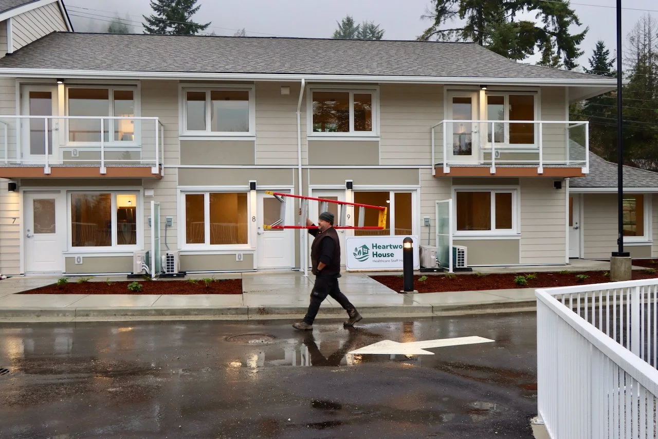 Completed staff housing development on Salt Spring Island supporting healthcare professionals at Lady Minto Hospital. Delivered by NDY Contracting as general contractor.