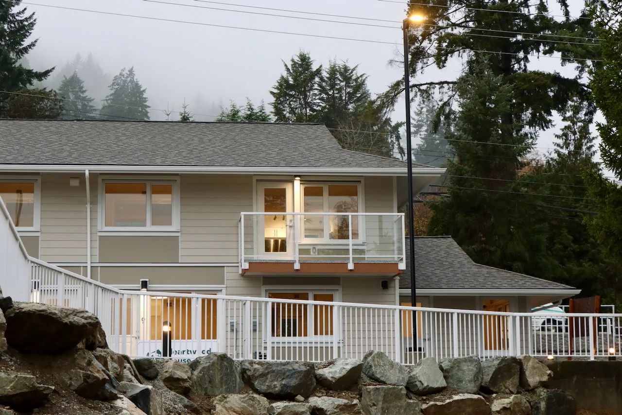 Finished staff housing on Salt Spring Island providing much-needed housing for hospital staff. NDY Contracting delivered the project with a focus on quality and performance.